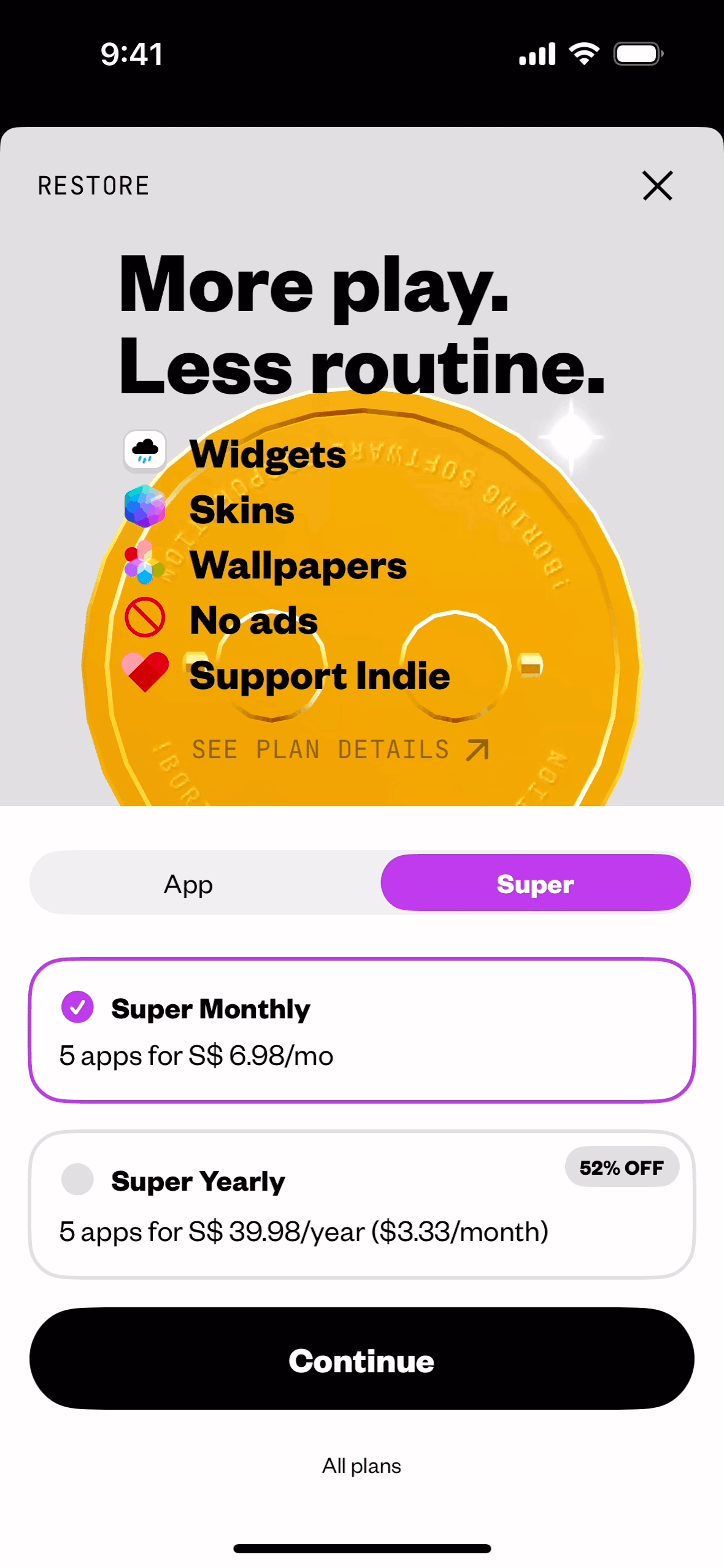 (Not Boring) Weather iOS UI screenshot 10