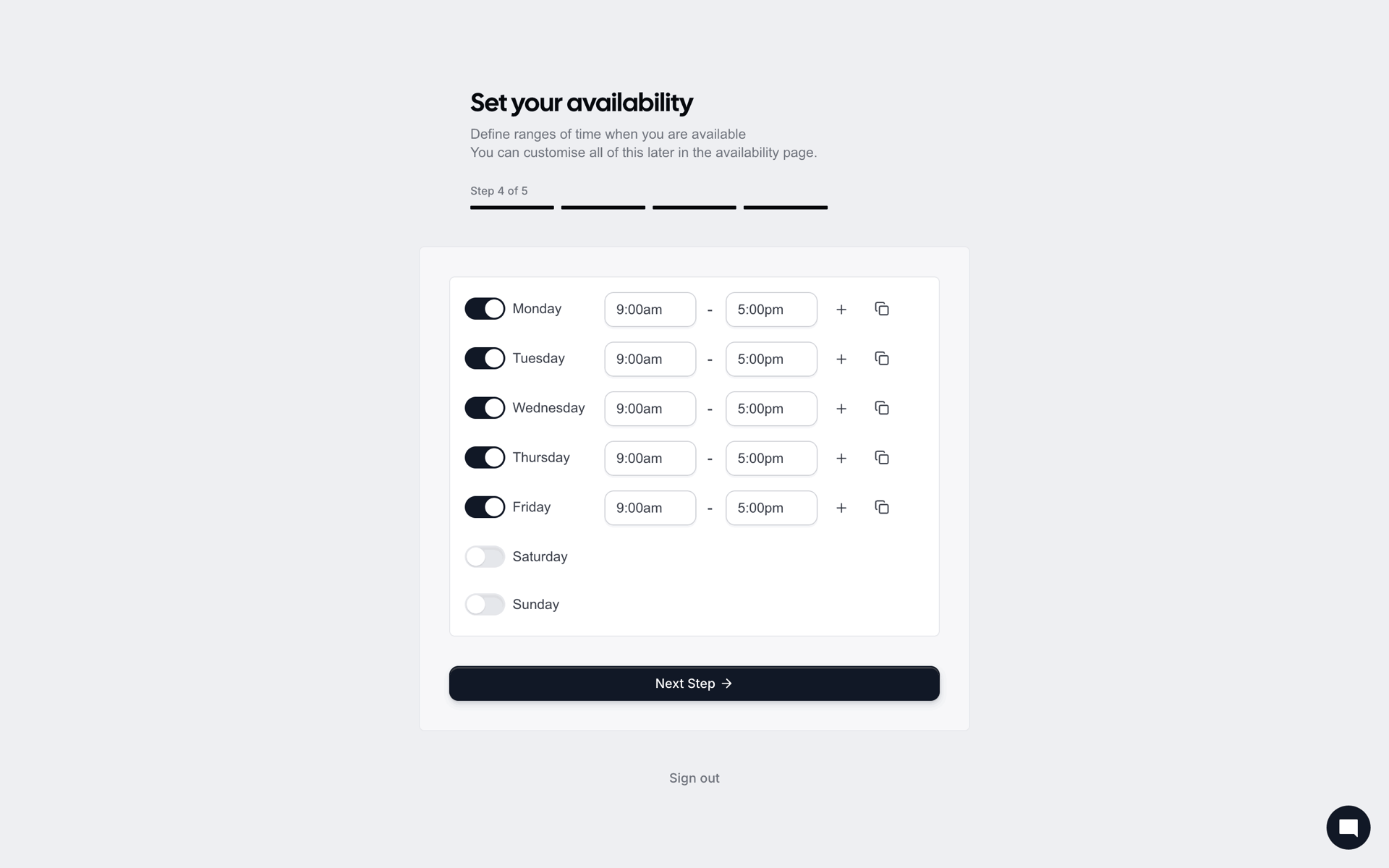 Cal.com Web UI screenshot 15
