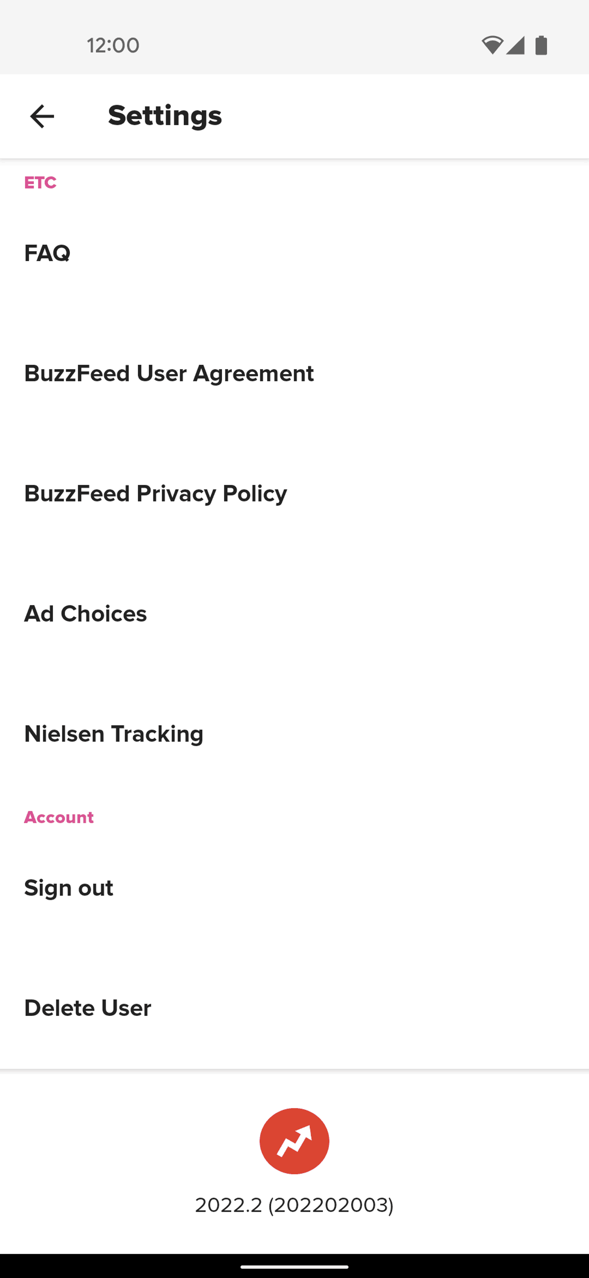 BuzzFeed Android UI screenshot 14