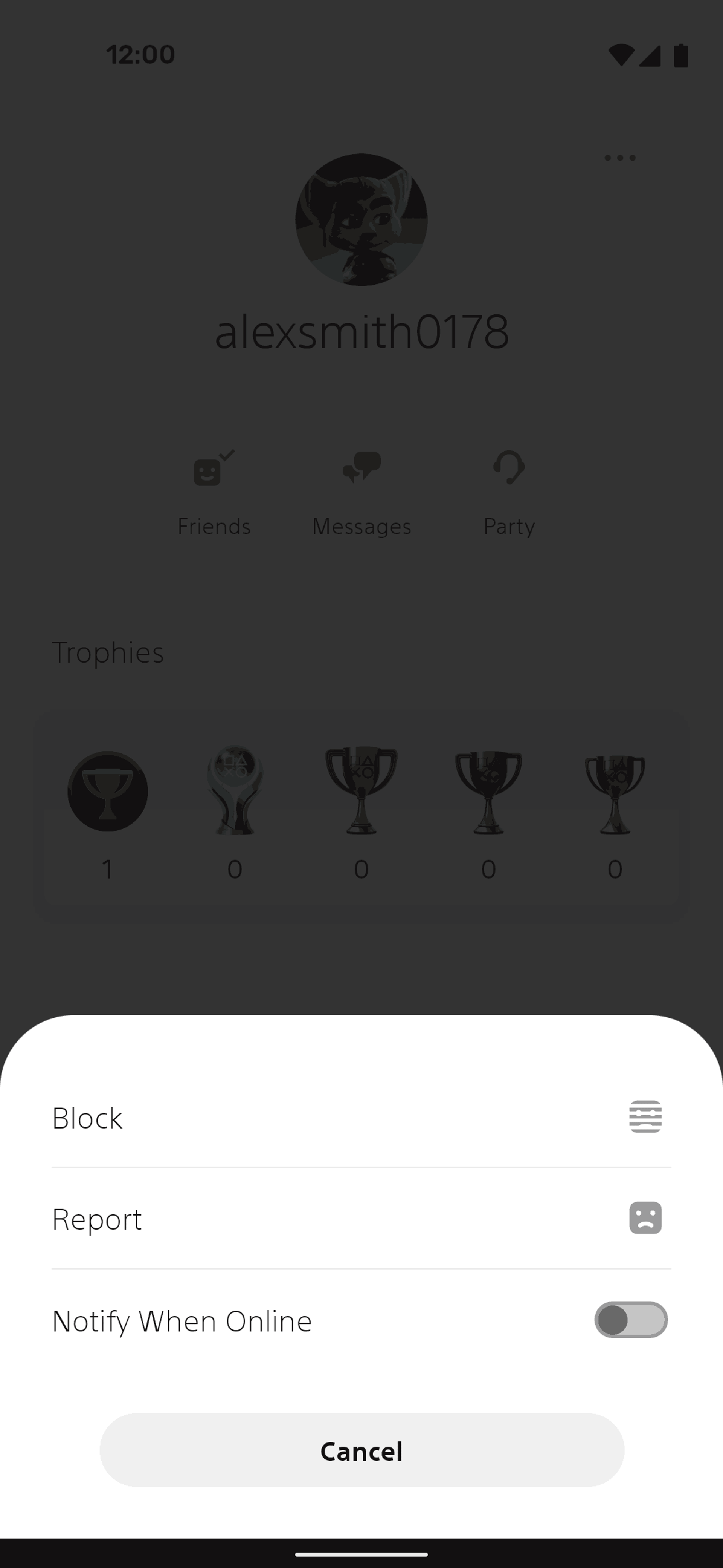 PlayStation App Android UI screenshot 14