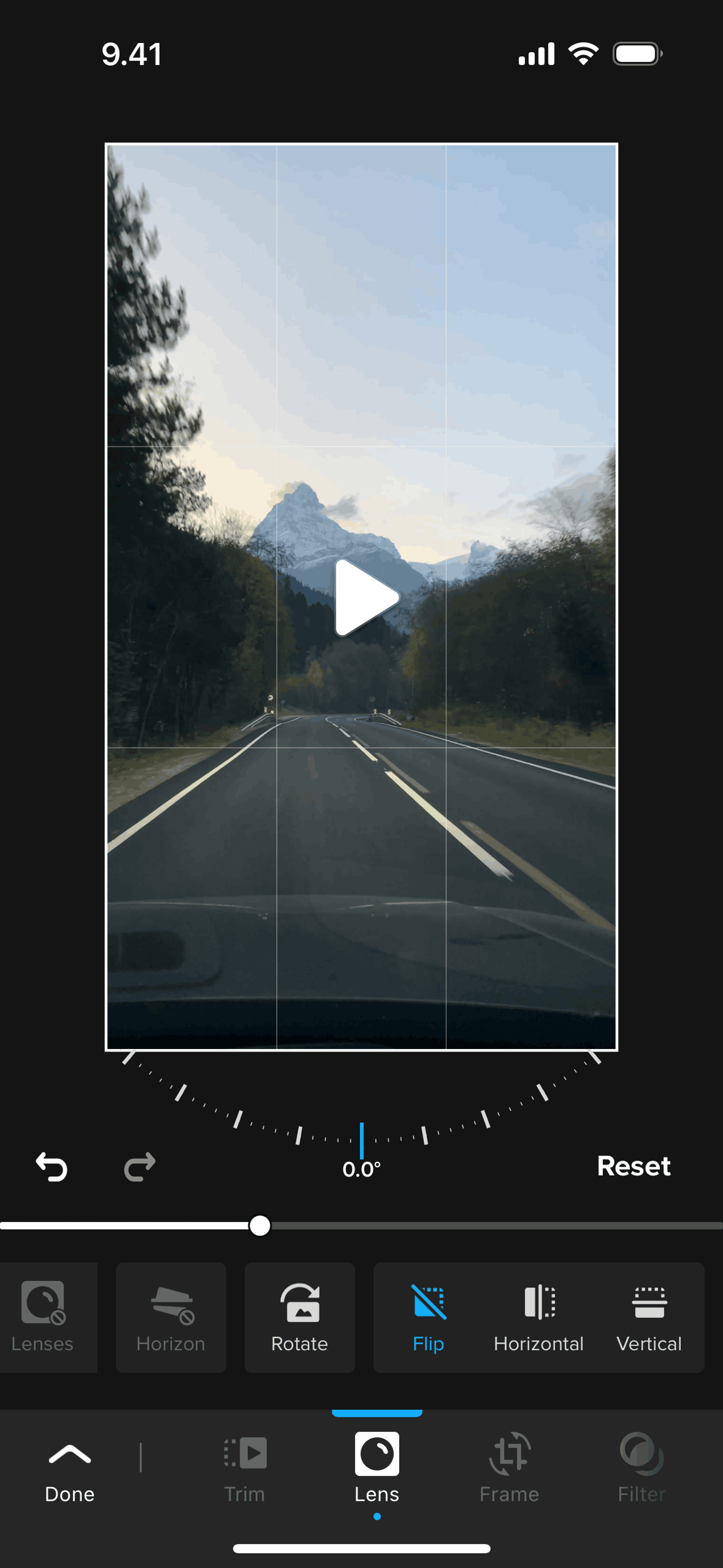 GoPro Quik iOS UI screenshot 21
