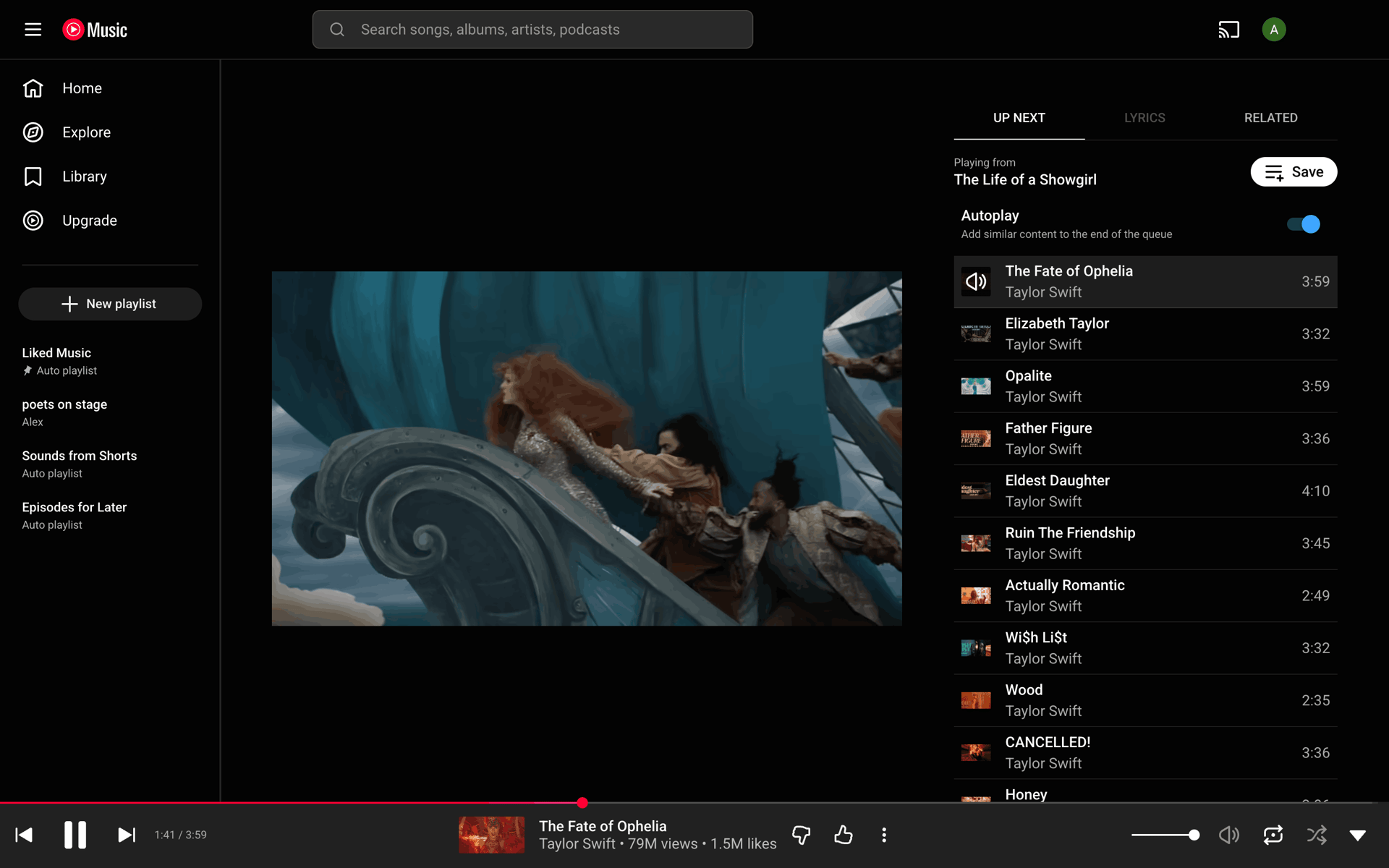 YouTube Music Web UI screenshot 15
