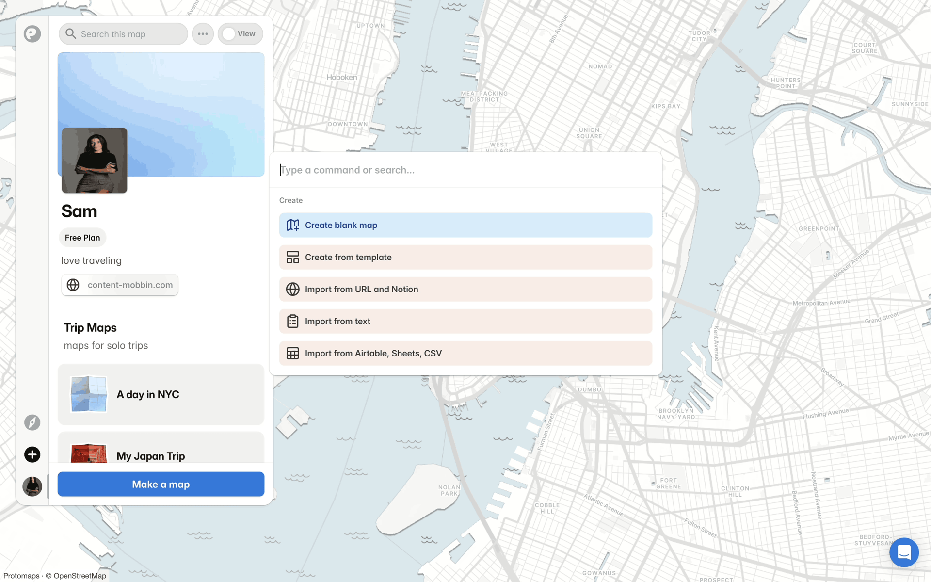 PamPam Web UI screenshot 5