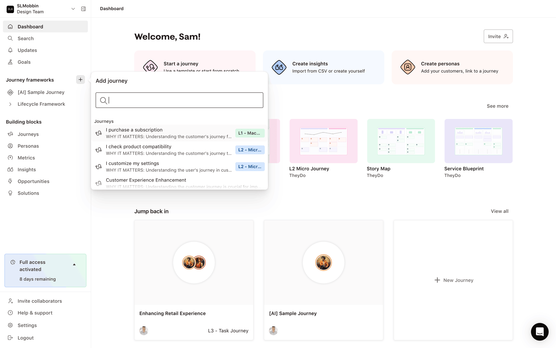 TheyDo Web UI screenshot 6