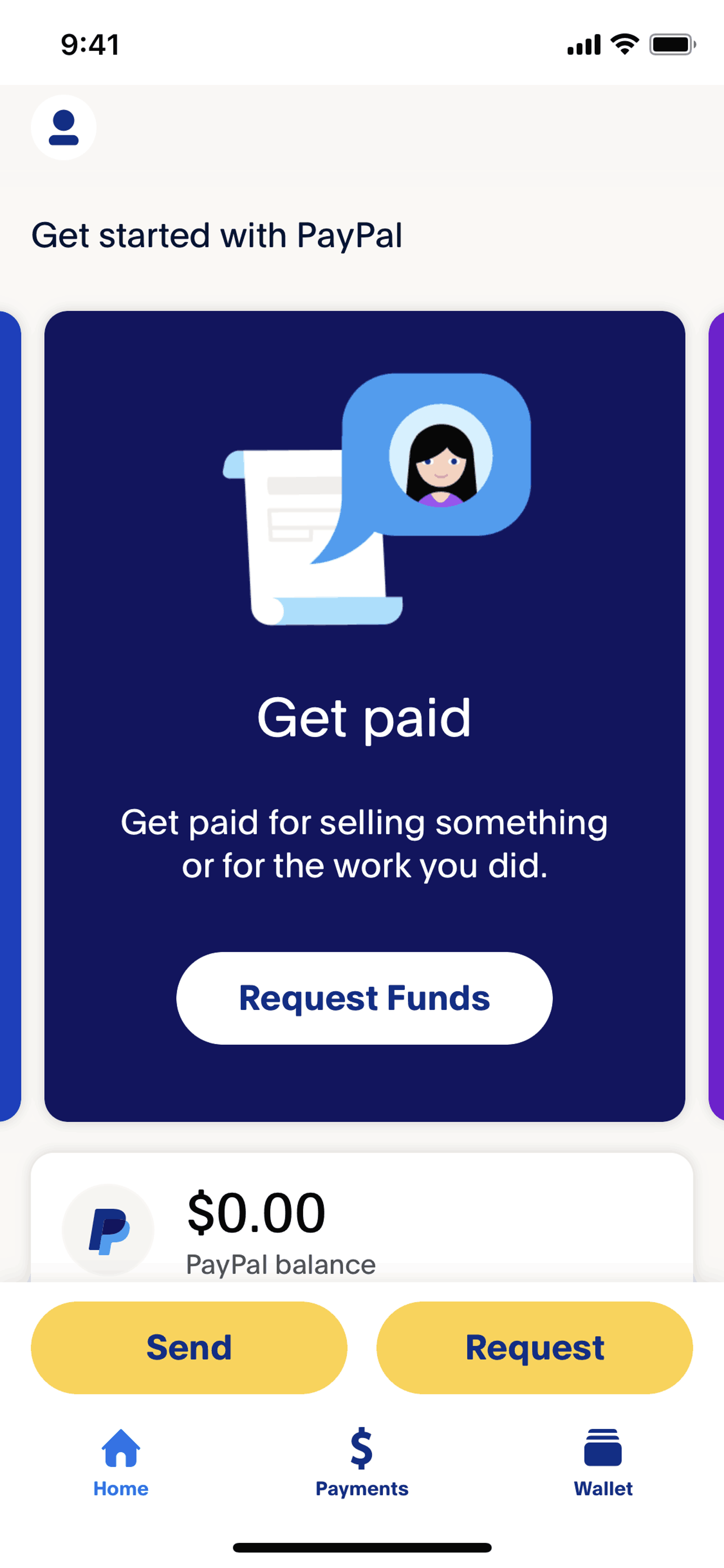 PayPal iOS UI screenshot 21