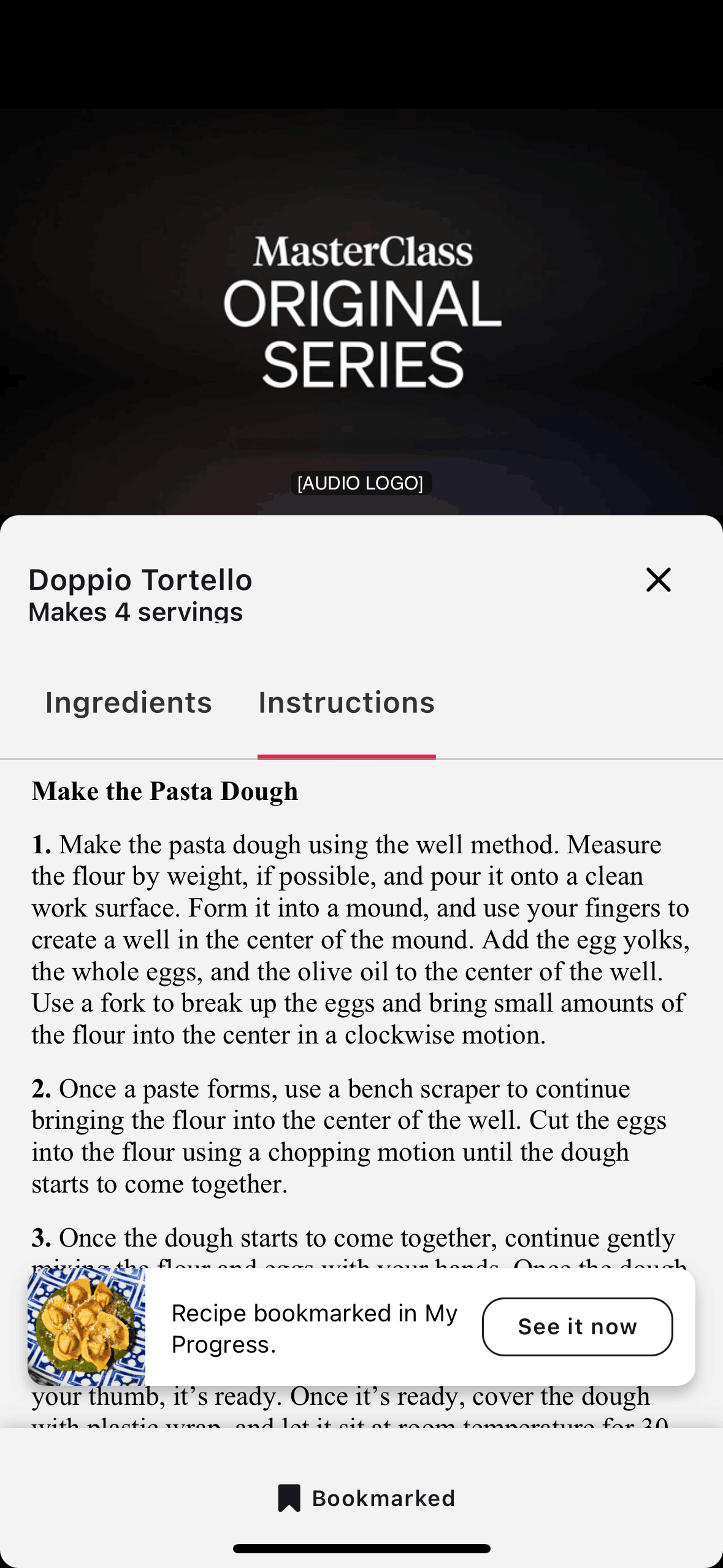 MasterClass iOS UI screenshot 17