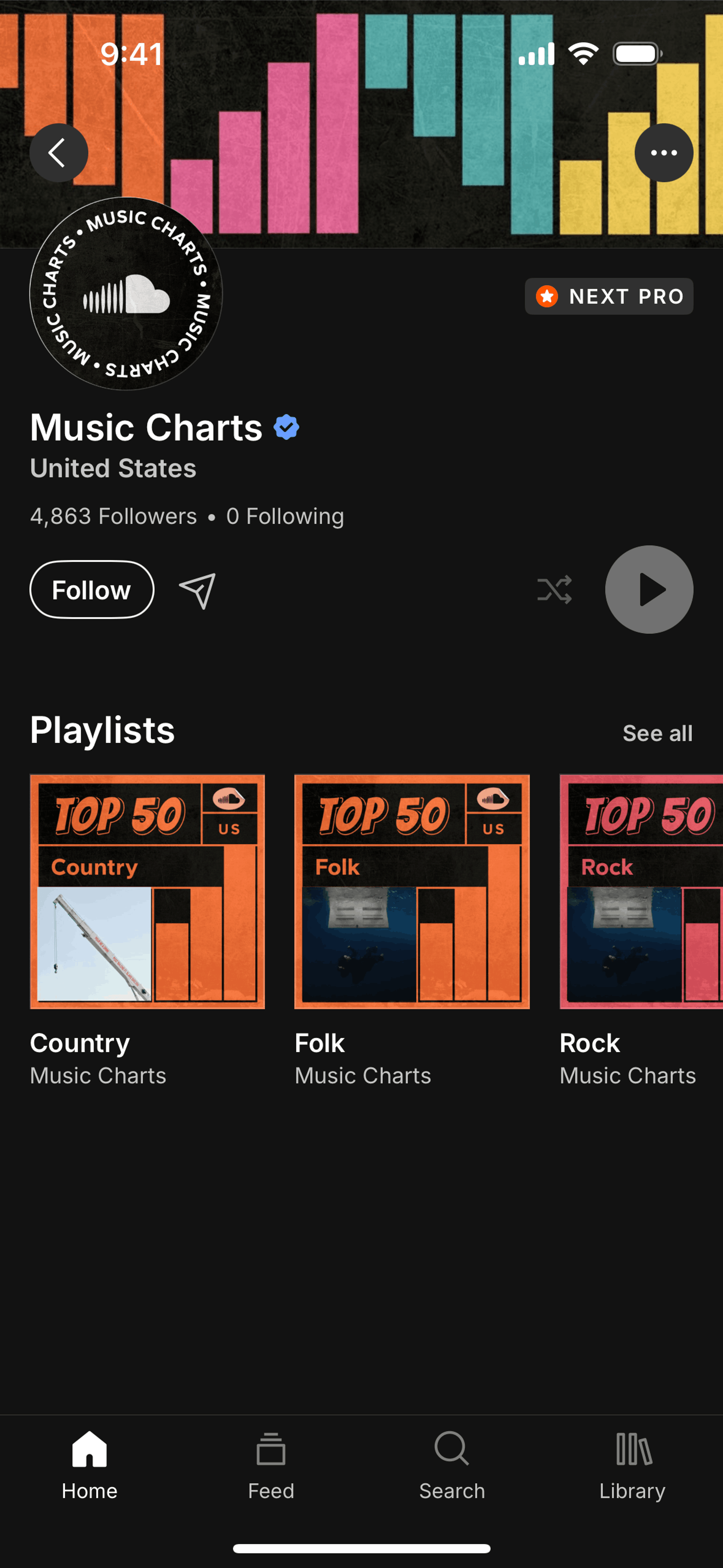 SoundCloud iOS UI screenshot 7