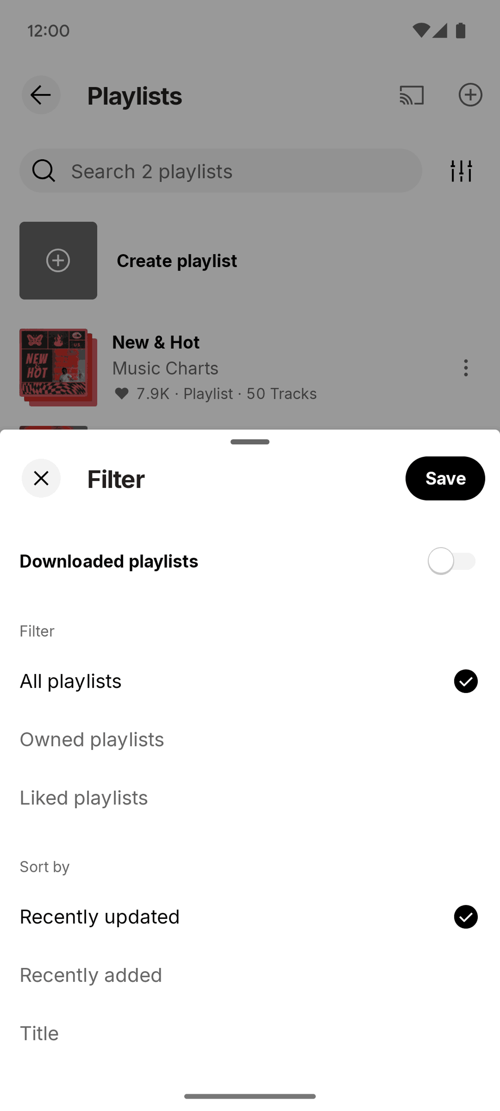 SoundCloud Android UI screenshot 5
