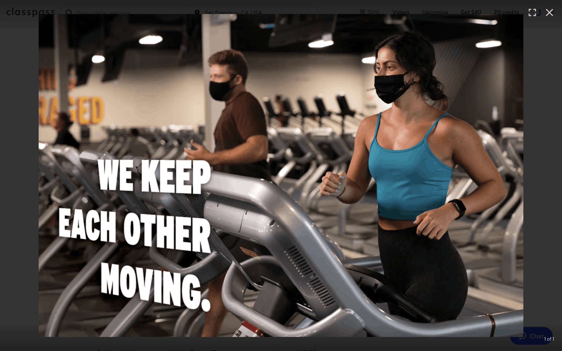 ClassPass Web UI screenshot 21