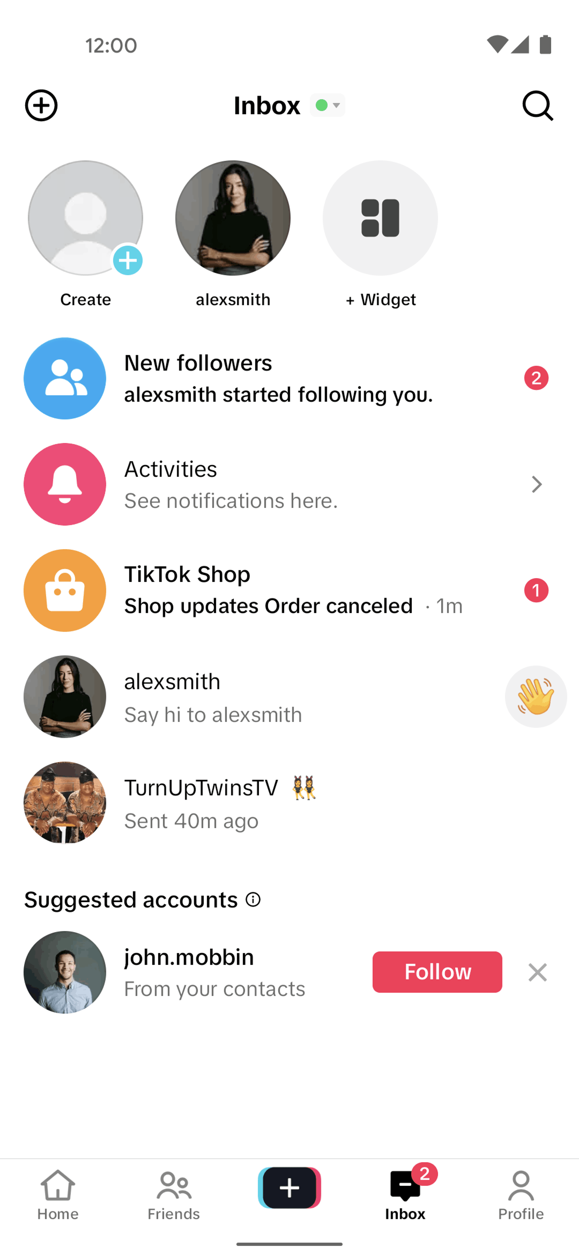 TikTok Android UI screenshot 24