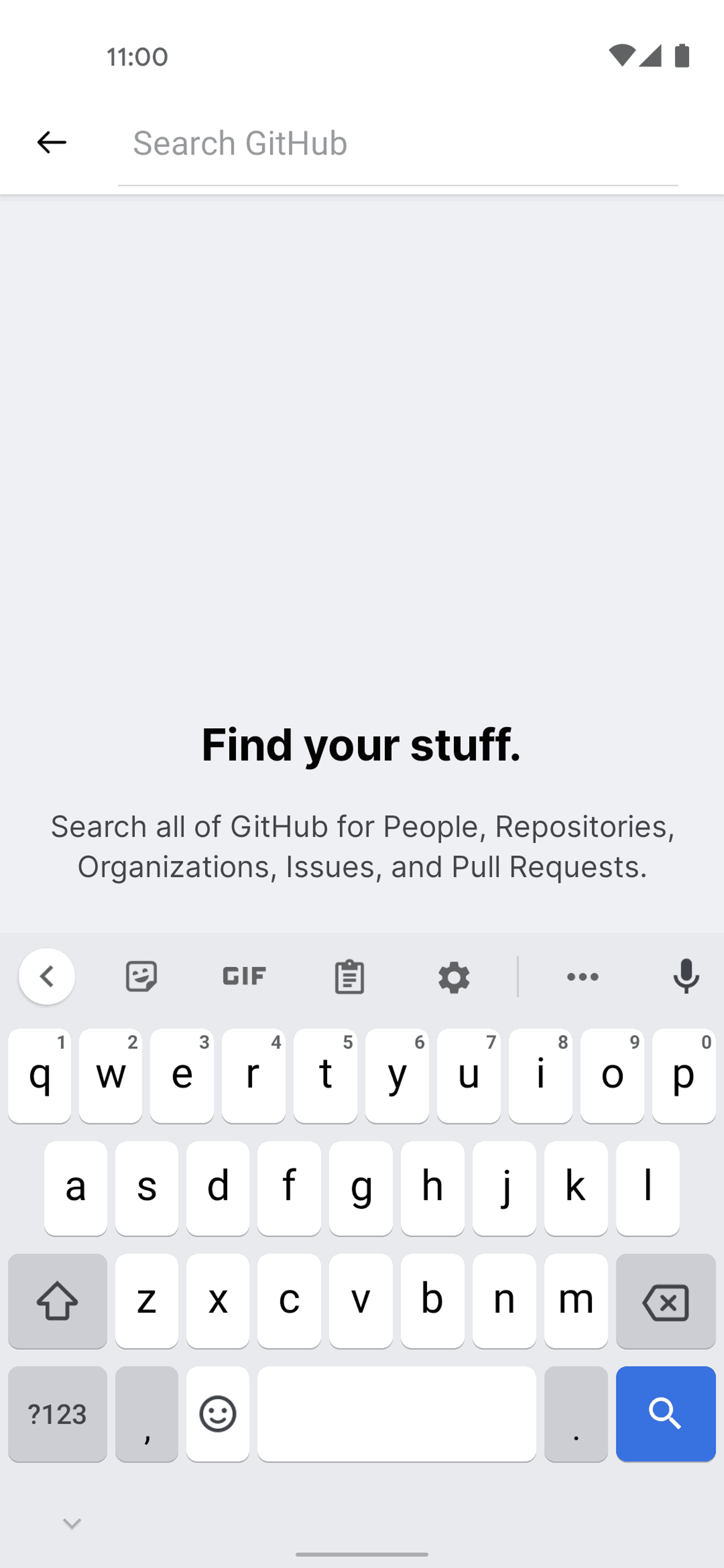 GitHub Android UI screenshot 12