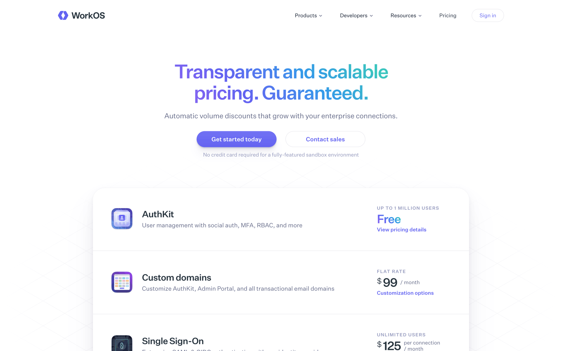 WorkOS Web UI screenshot 19