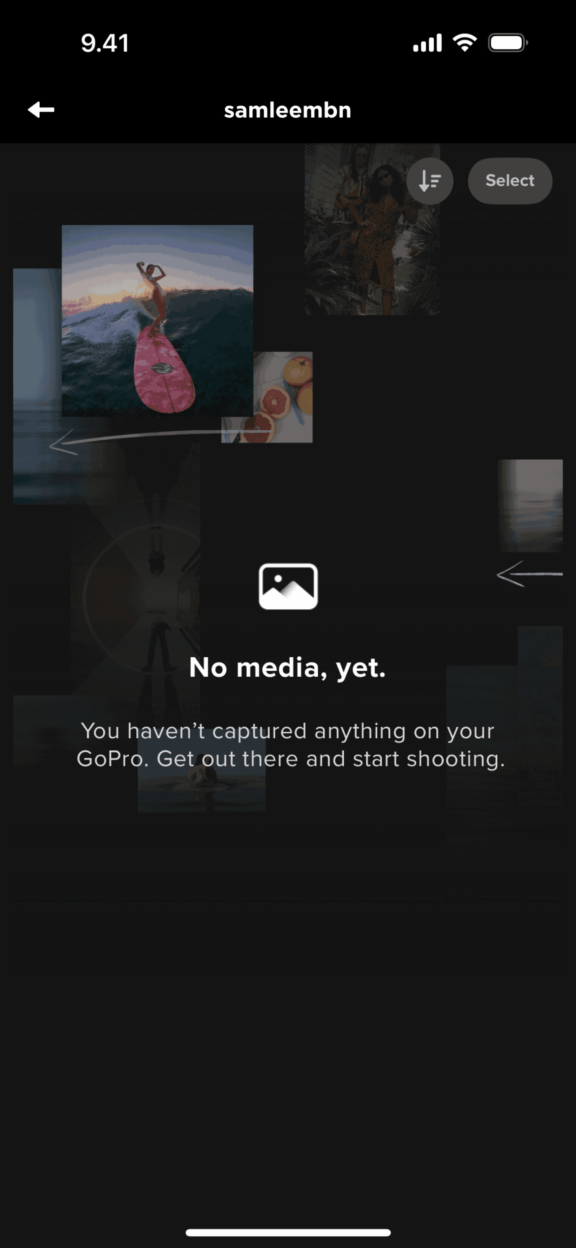 GoPro Quik iOS UI screenshot 9