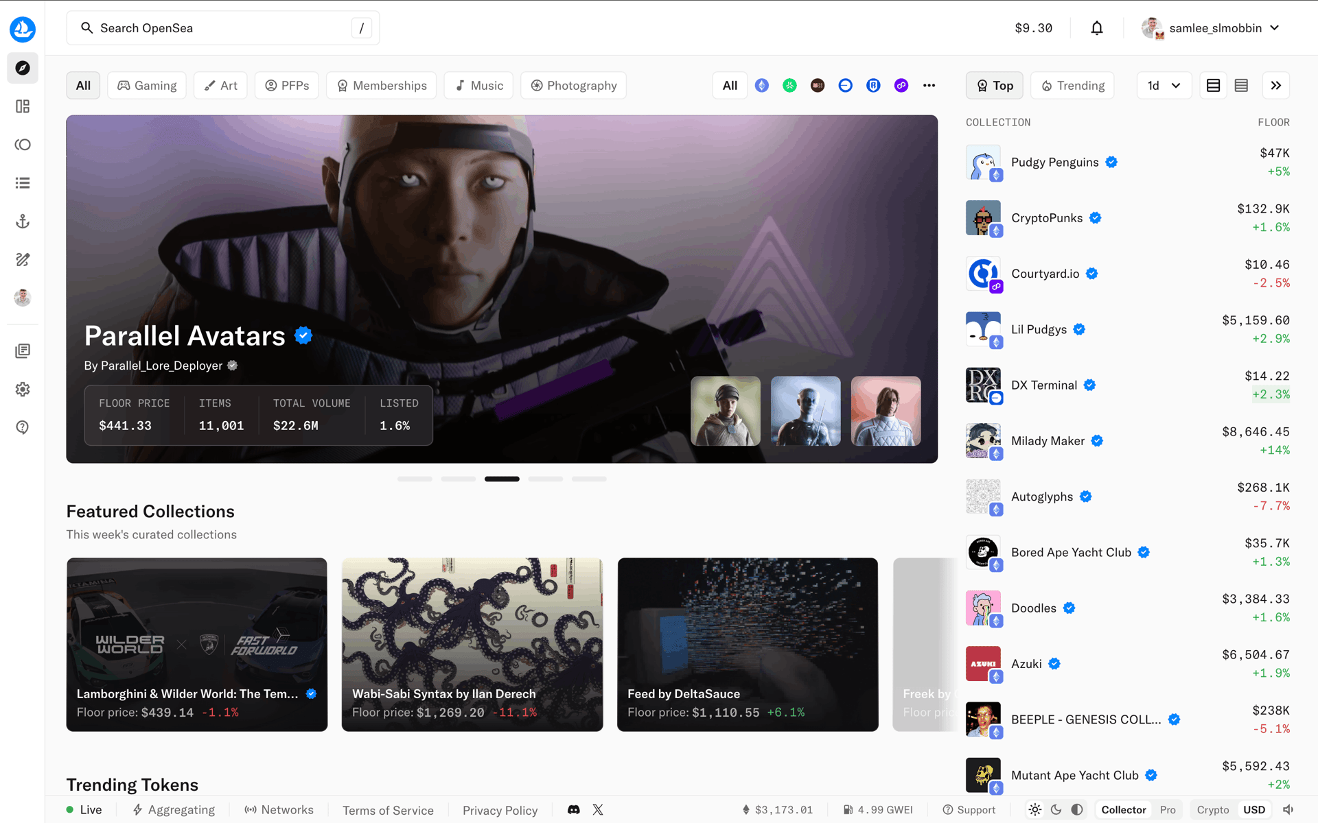 OpenSea Web UI screenshot 11