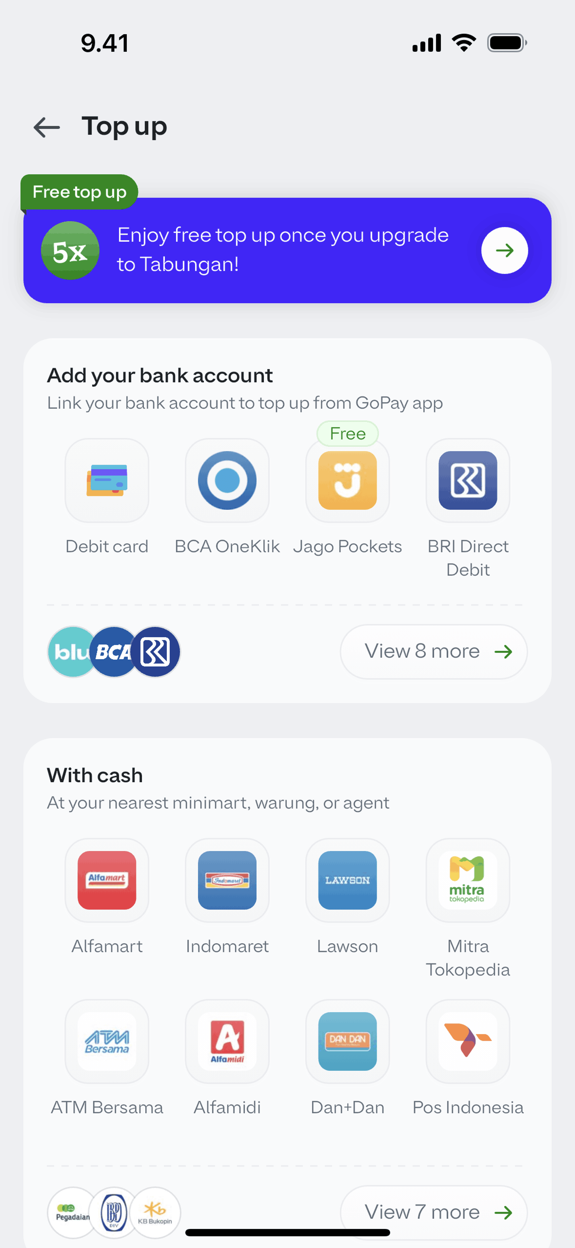 GoPay iOS UI screenshot 24