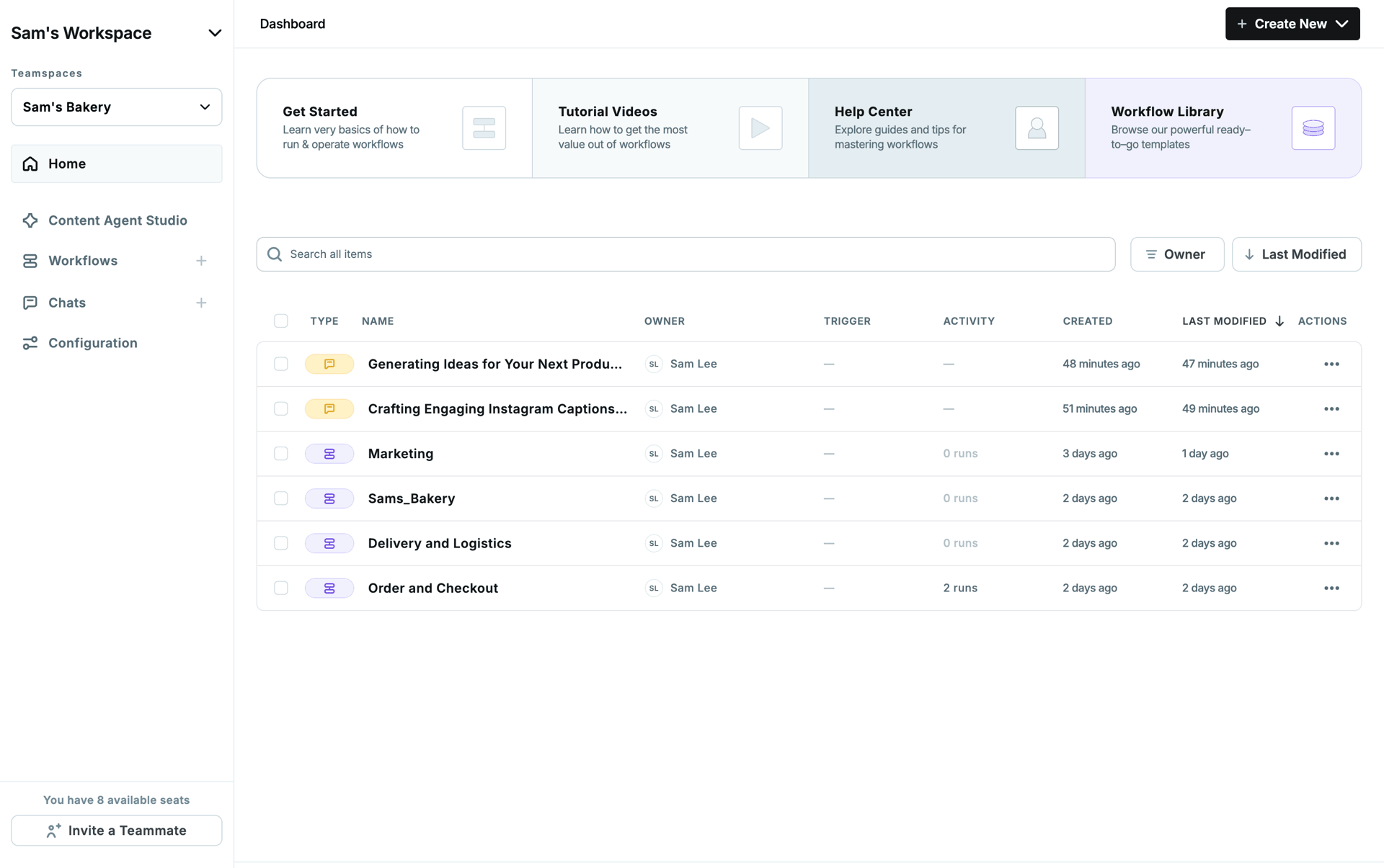 Copy.ai Web UI screenshot 22