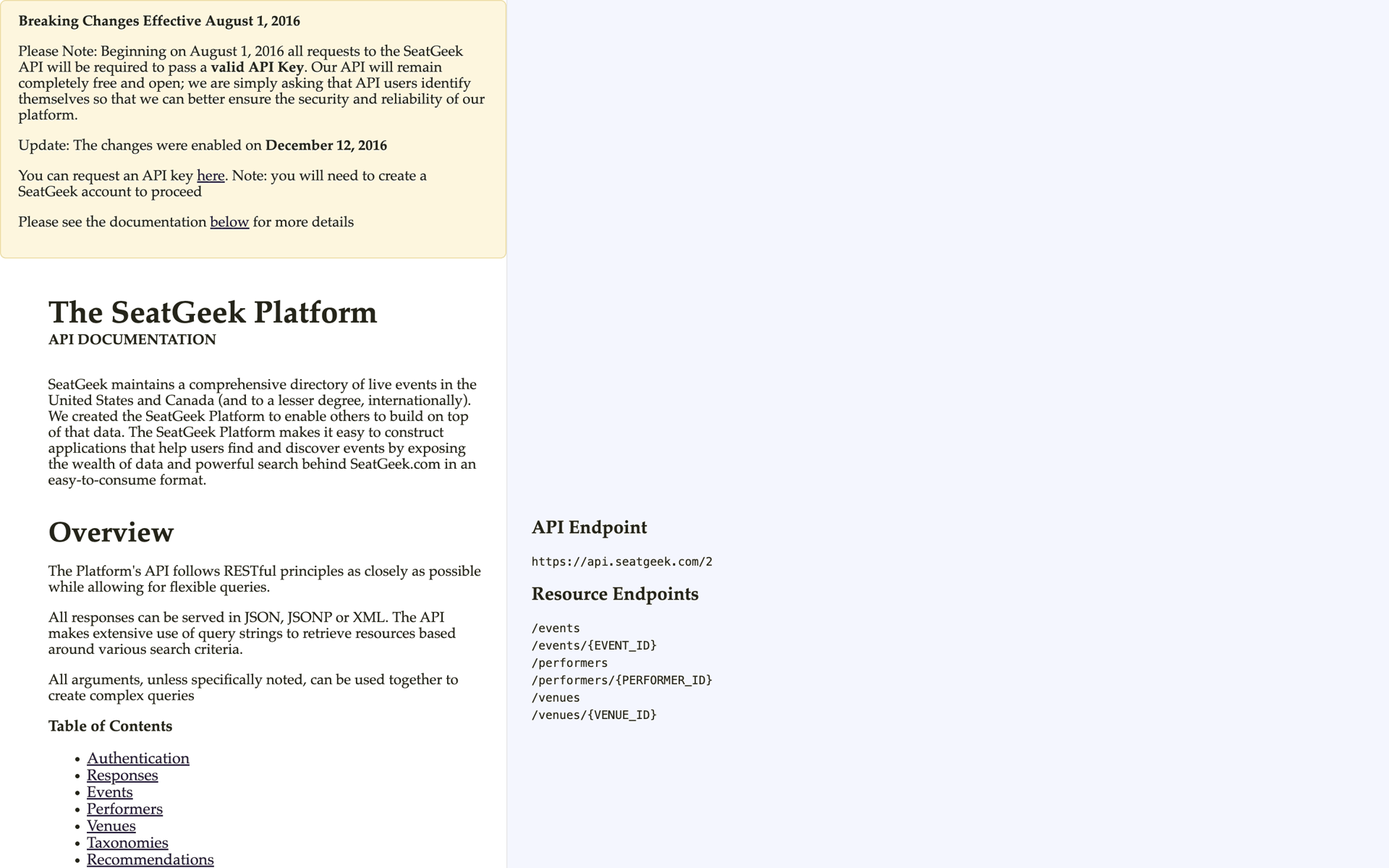 SeatGeek Web UI screenshot 3