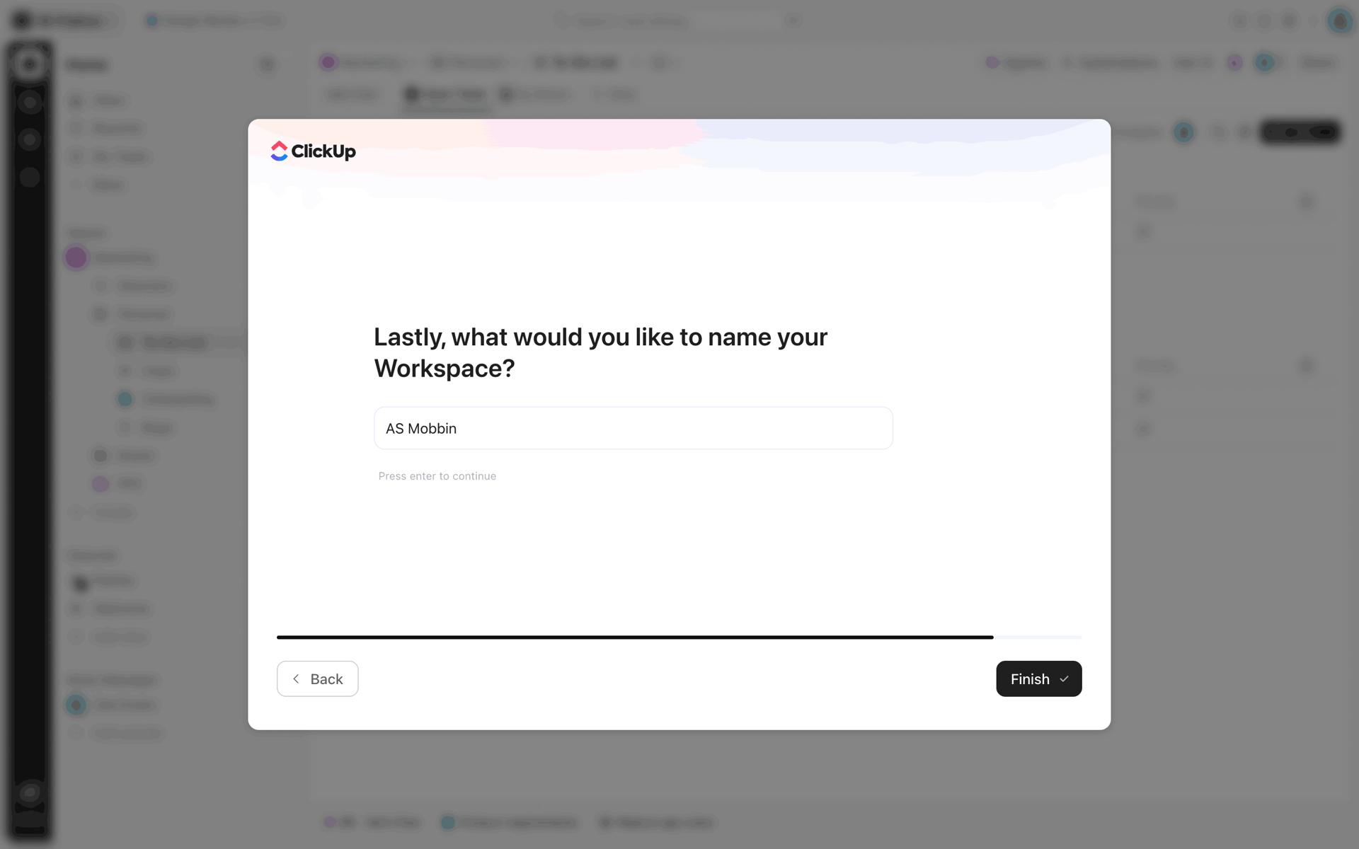 ClickUp Web UI screenshot 19