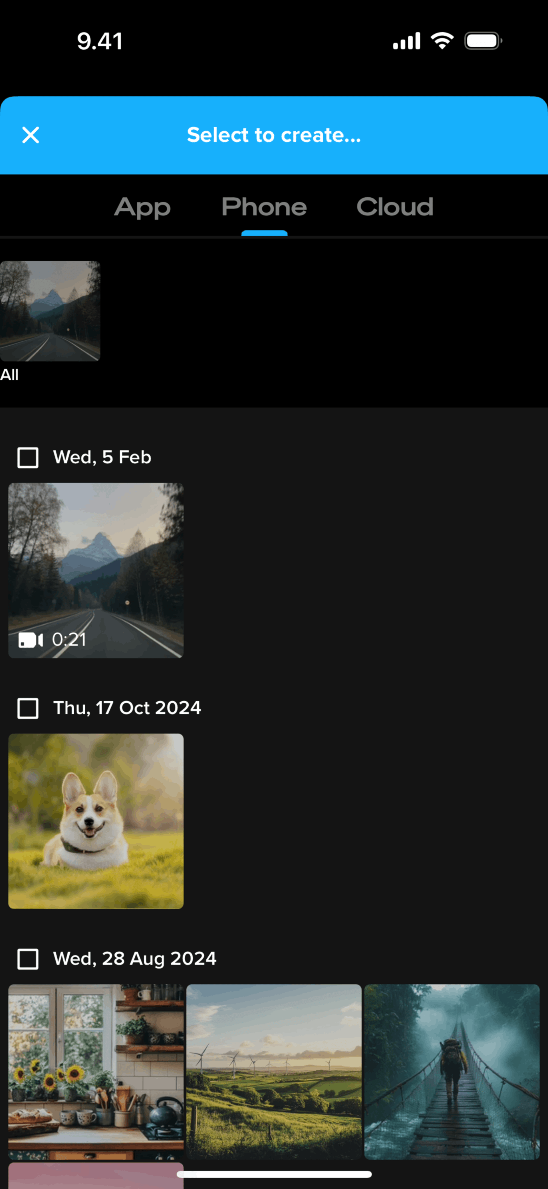 GoPro Quik iOS UI screenshot 17