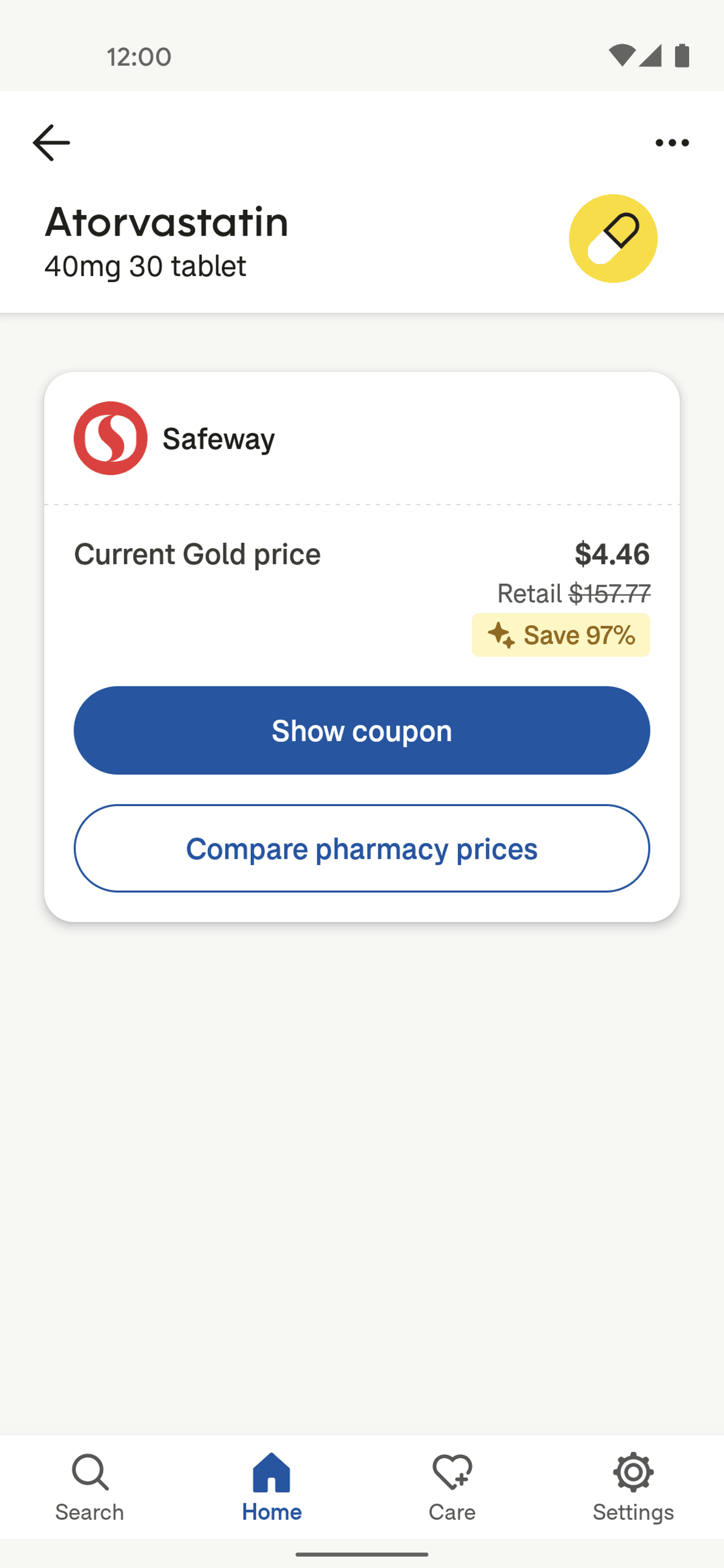 GoodRx Android UI screenshot 11