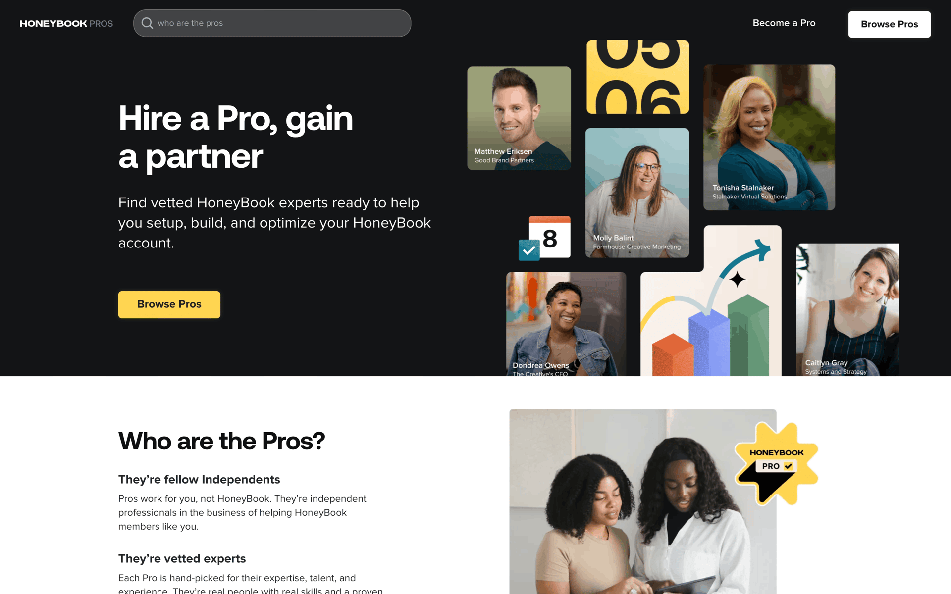 HoneyBook Web UI screenshot 23
