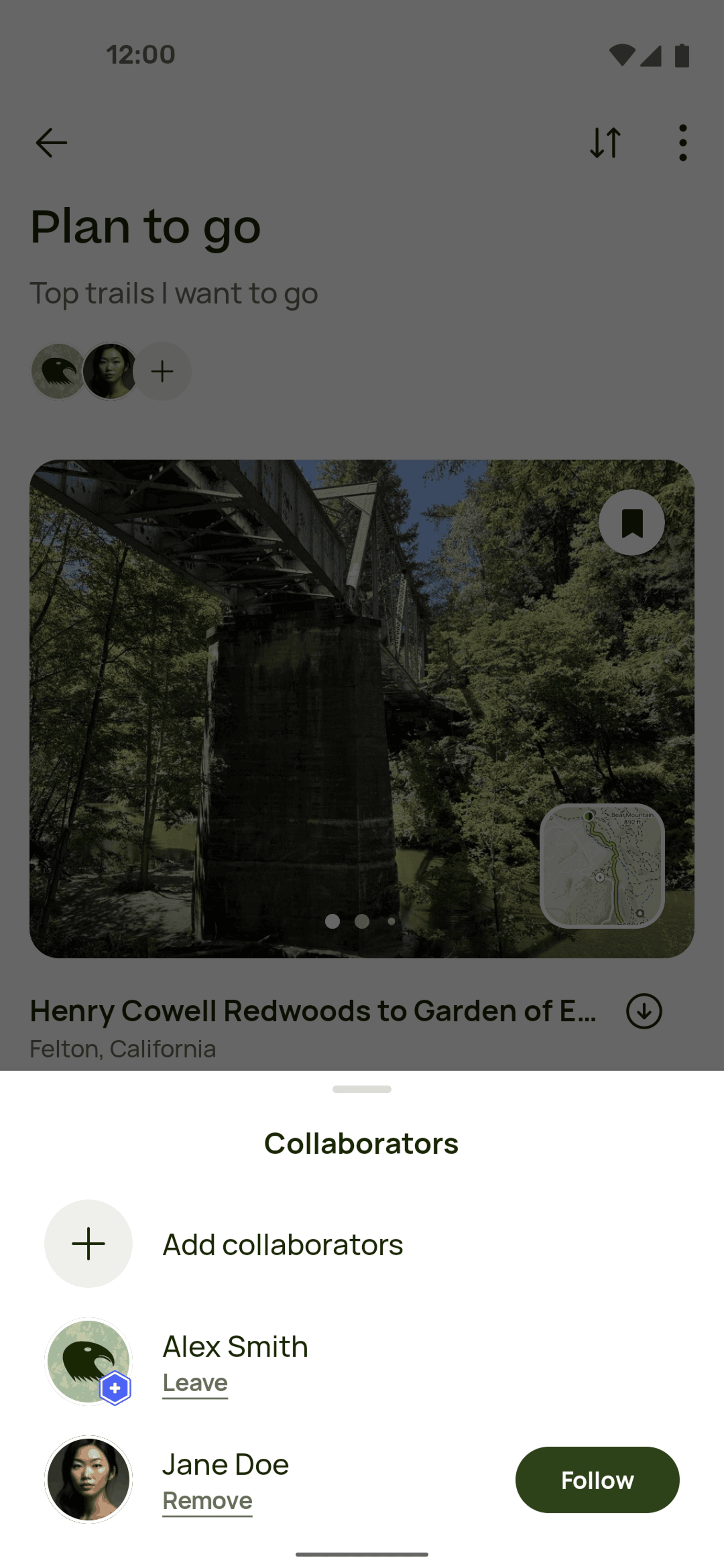 AllTrails Android UI screenshot 19