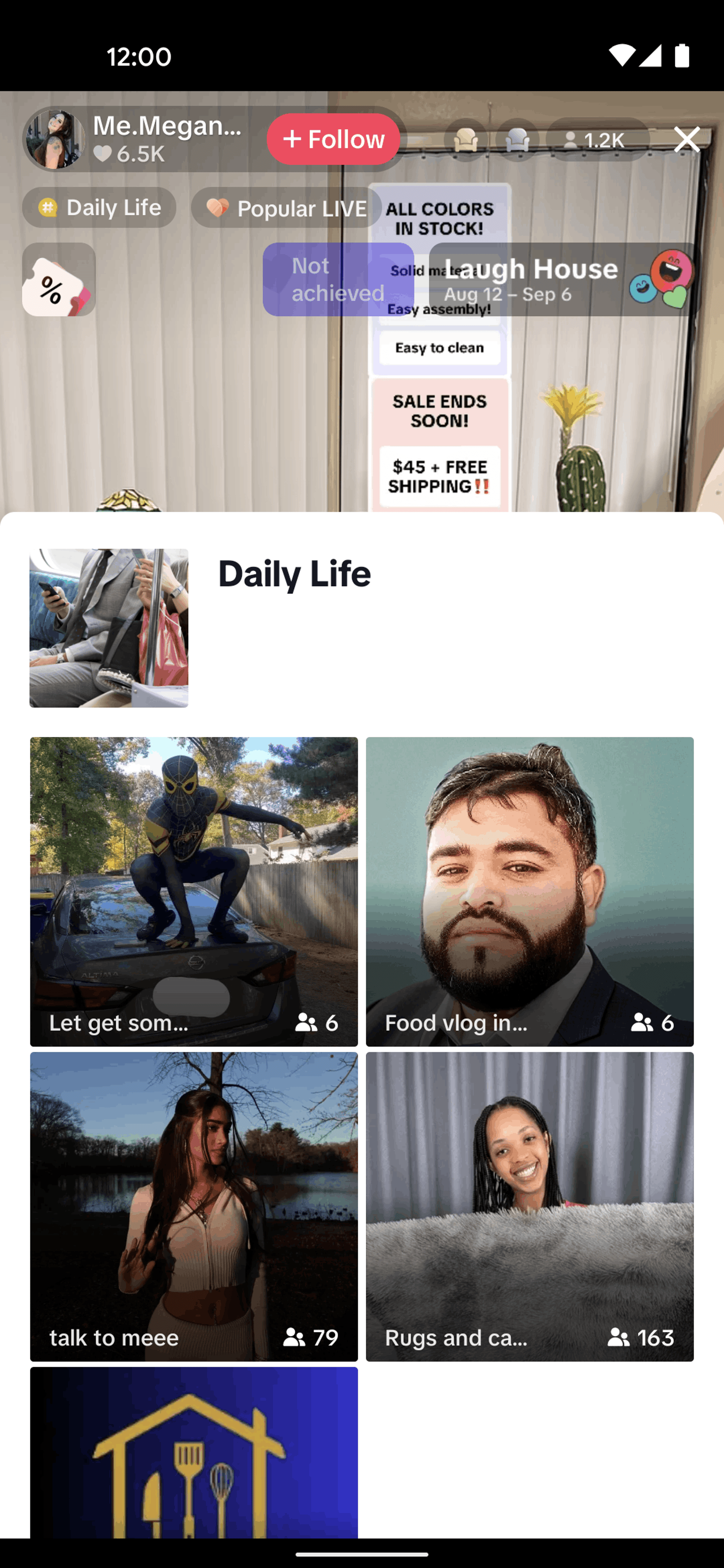 TikTok Android UI screenshot 17