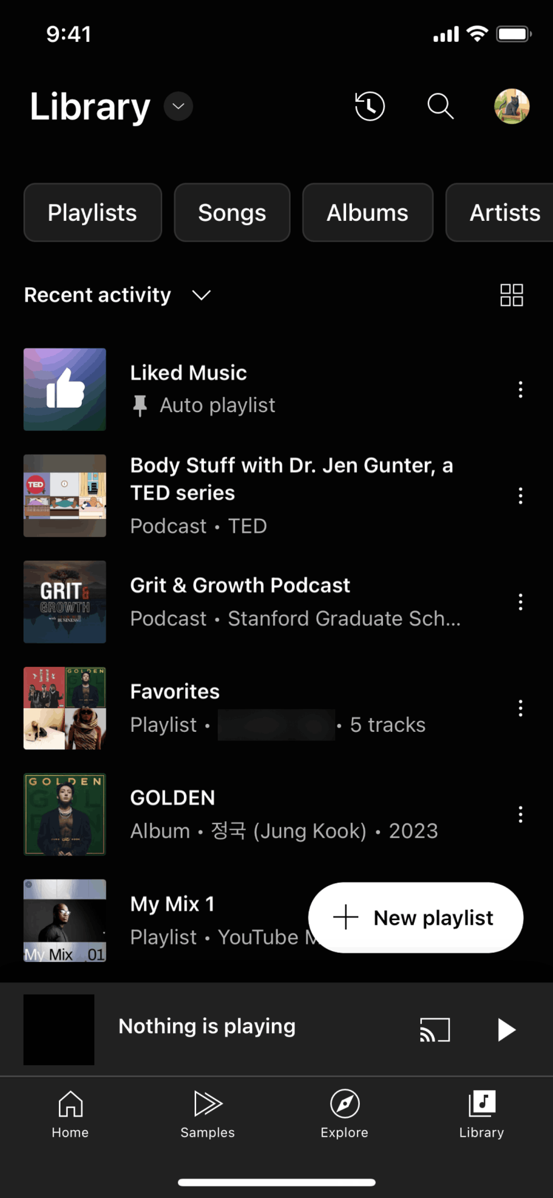 YouTube Music iOS UI screenshot 8