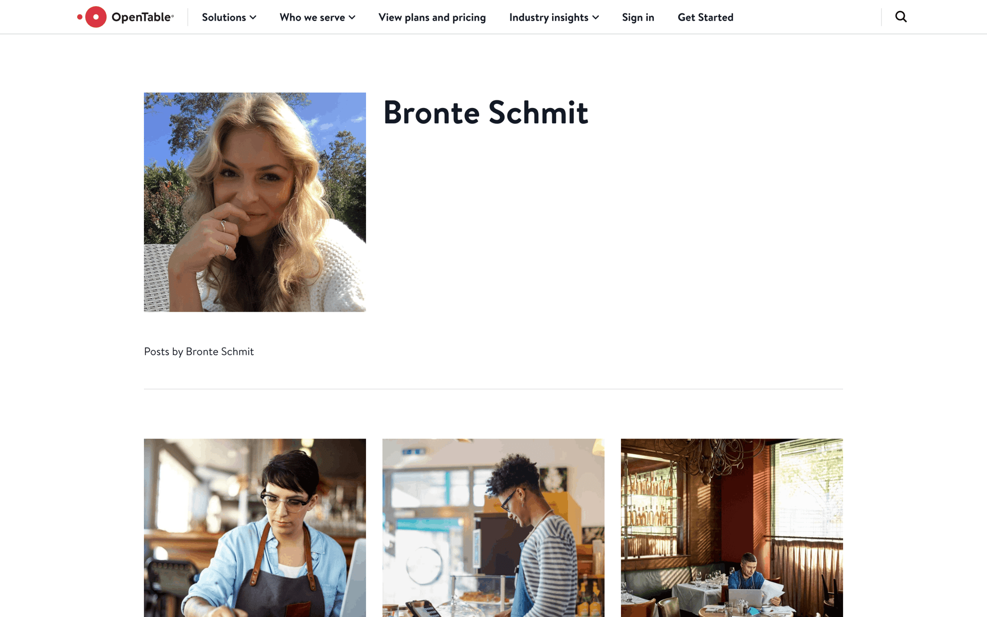 OpenTable Web UI screenshot 22