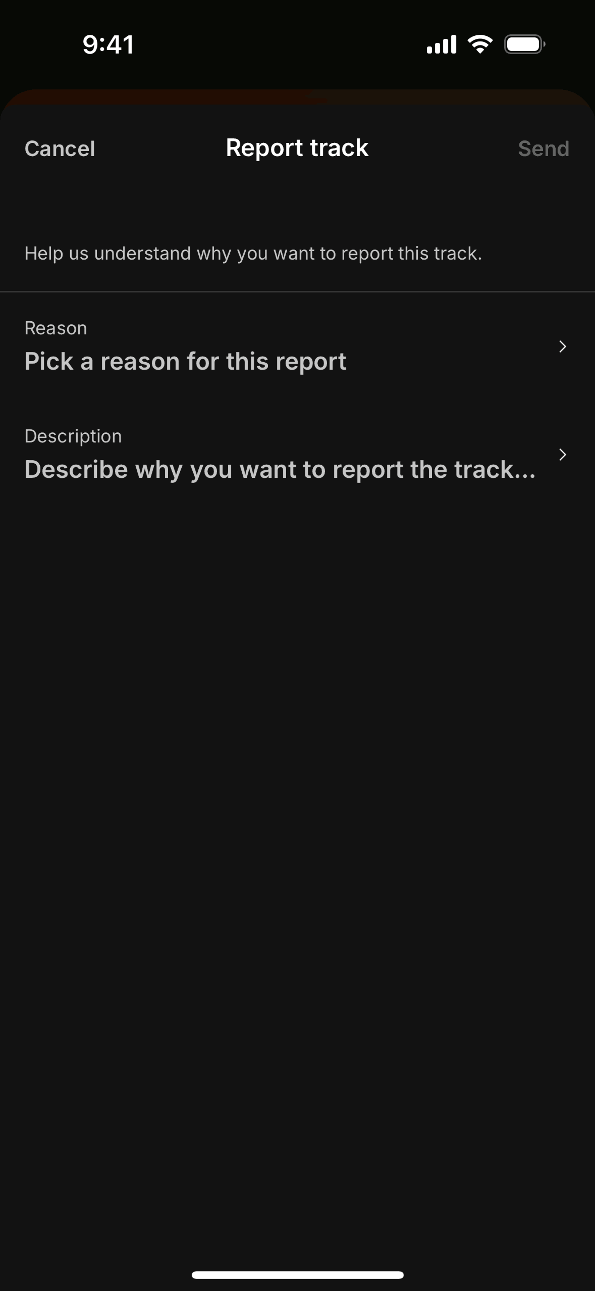 SoundCloud iOS UI screenshot 6