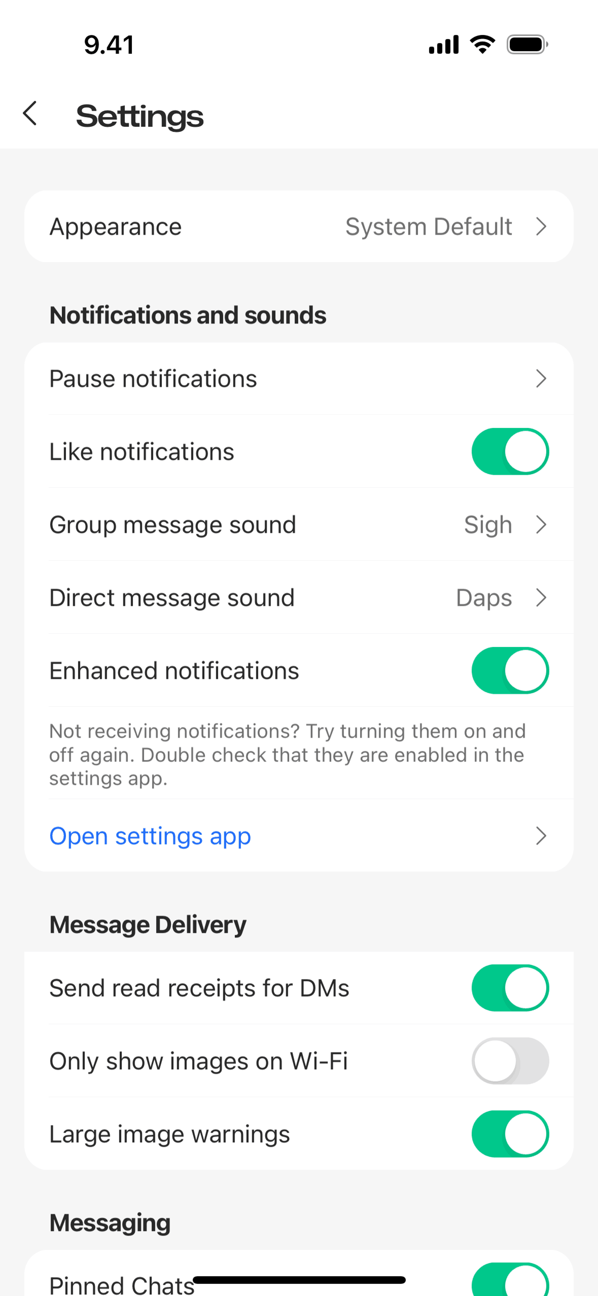 GroupMe iOS UI screenshot 7
