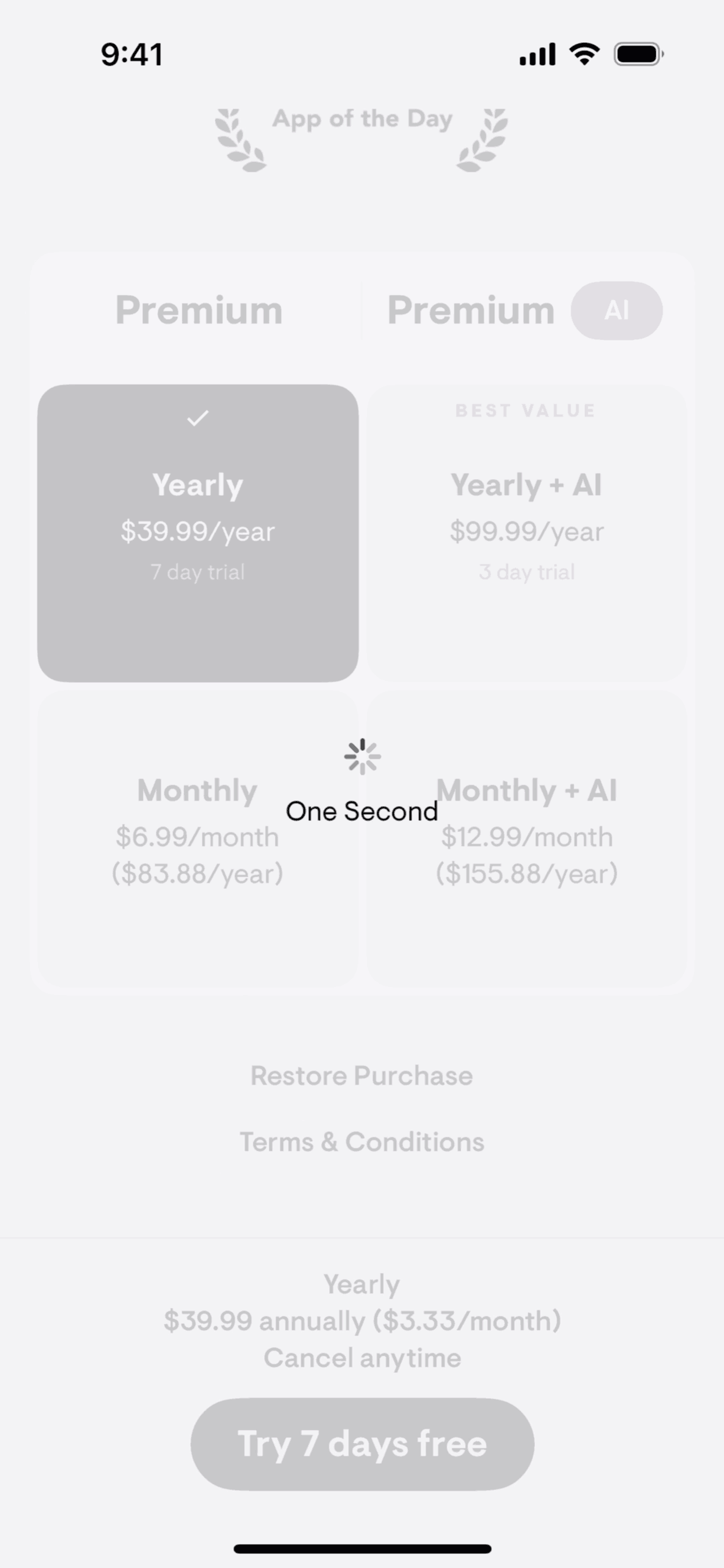 stoic. iOS UI screenshot 20
