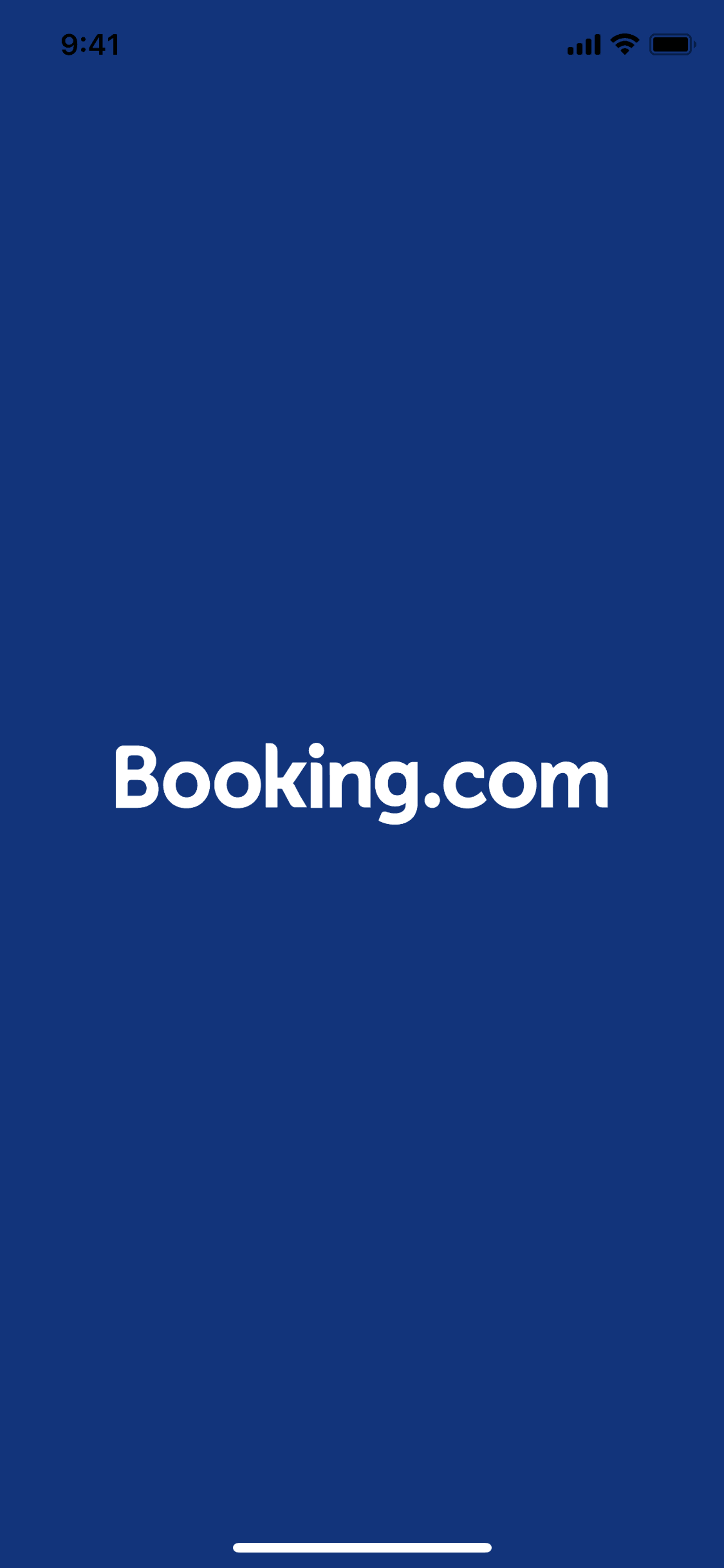 Booking.com iOS UI screenshot 1