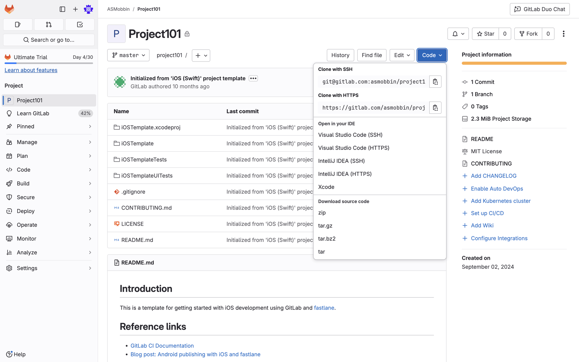 GitLab Web UI screenshot 23