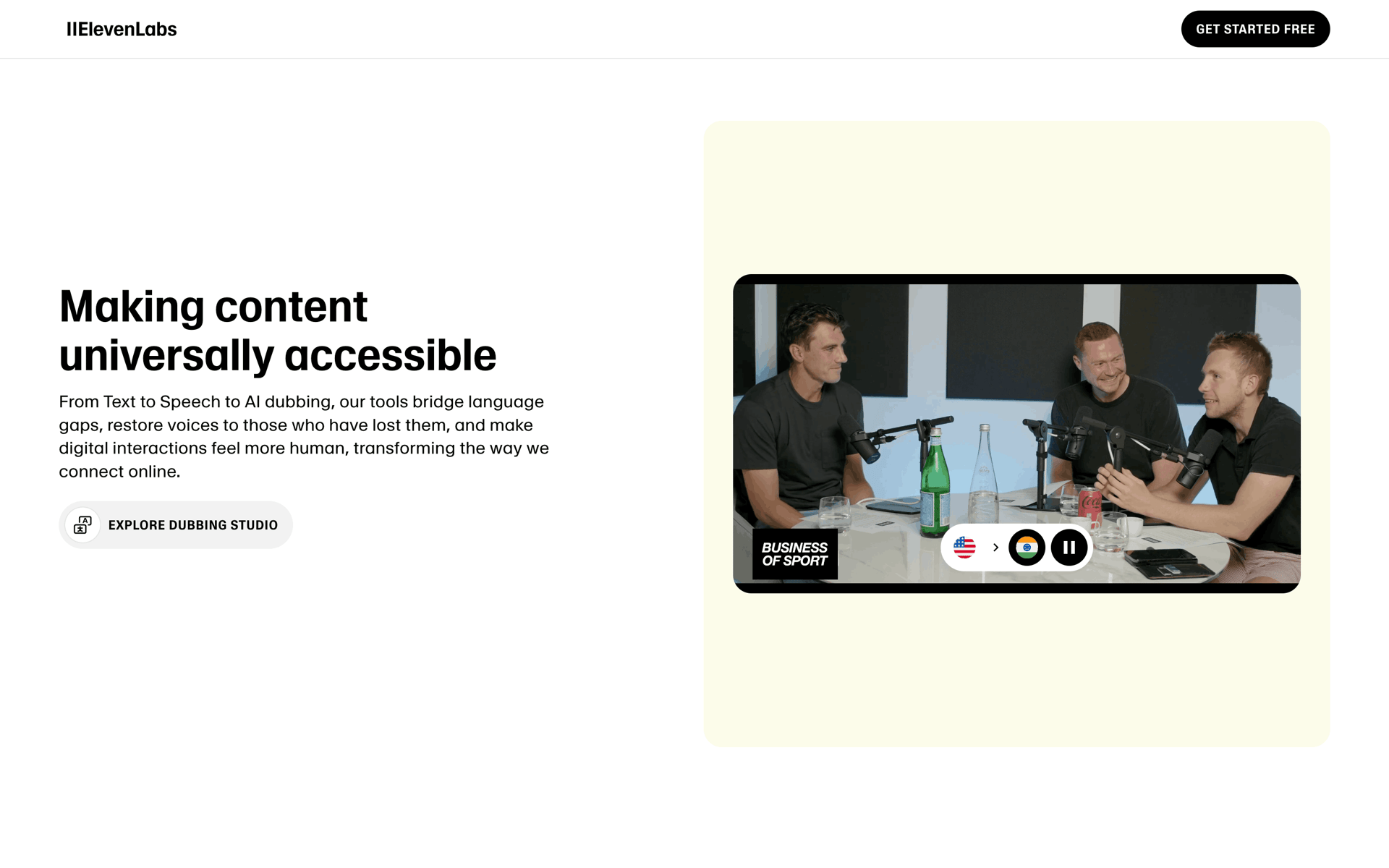 ElevenLabs Web UI screenshot 16