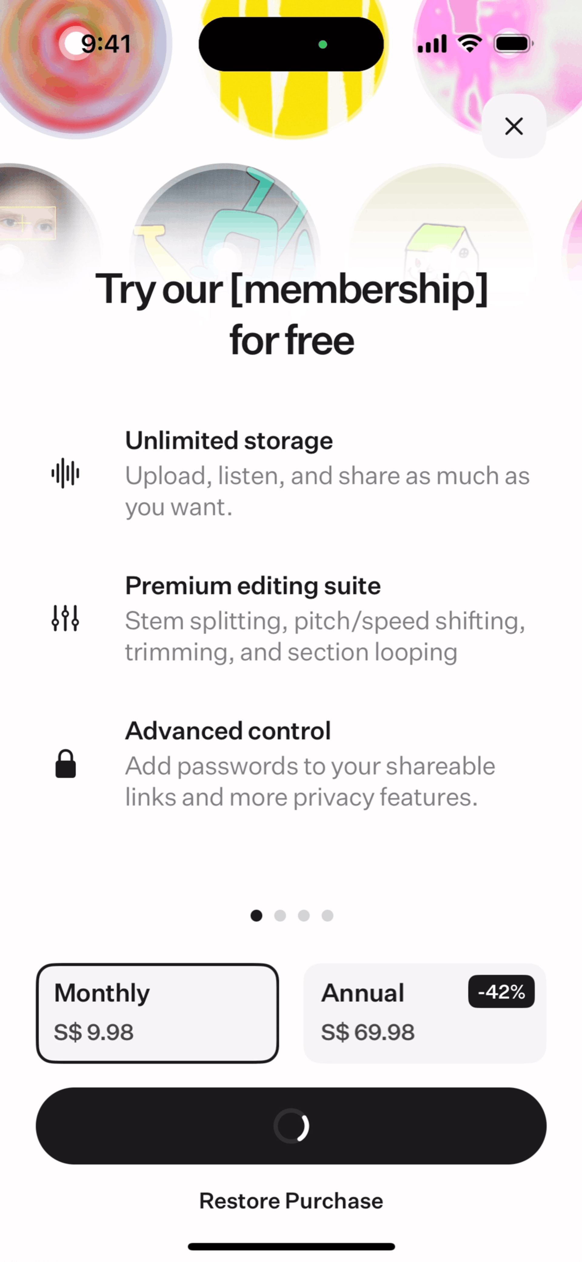 [untitled] iOS UI screenshot 24