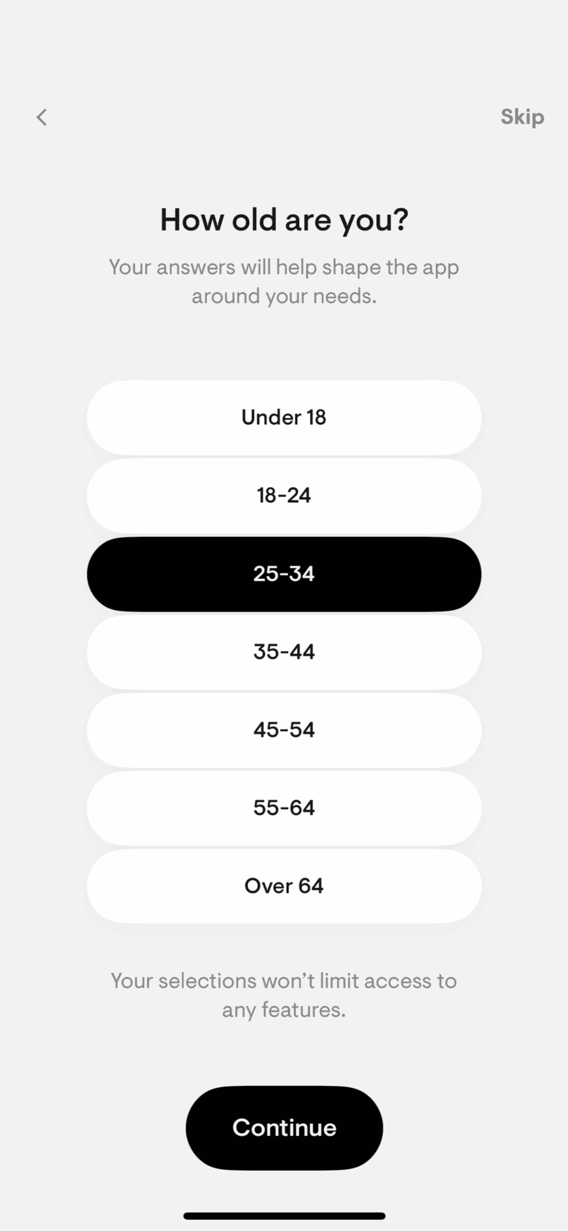 stoic. iOS UI screenshot 5
