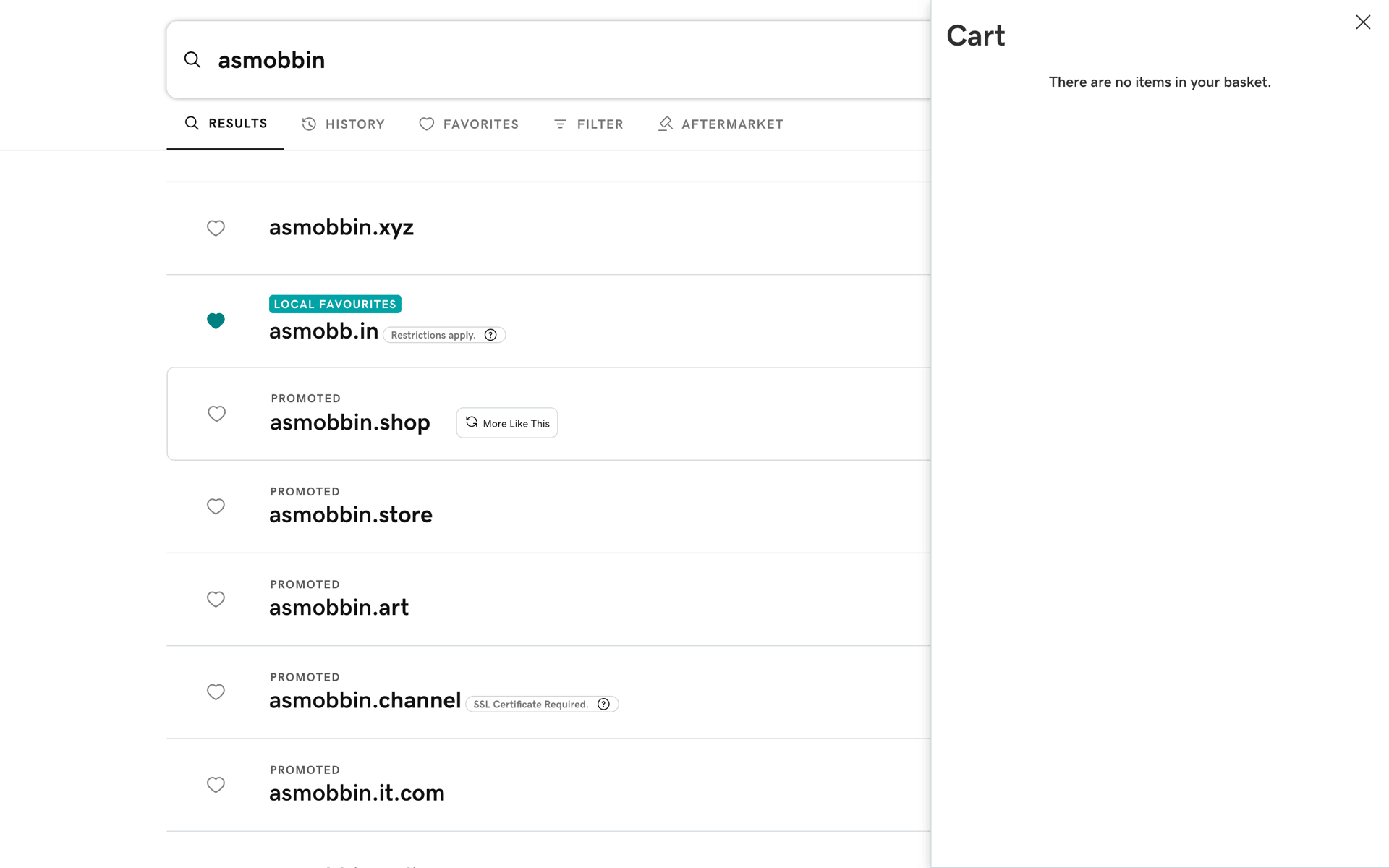 GoDaddy Web UI screenshot 8