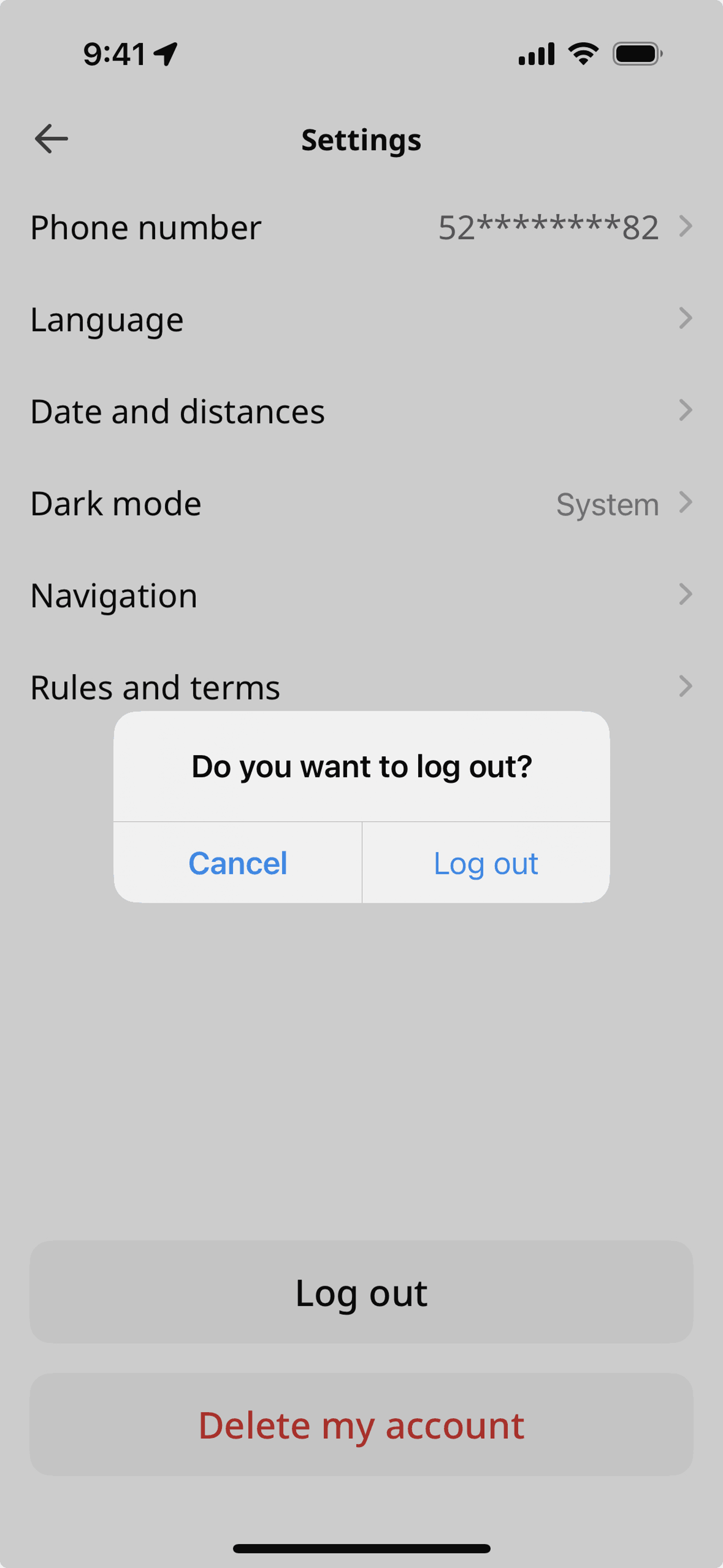 inDrive iOS UI screenshot 22