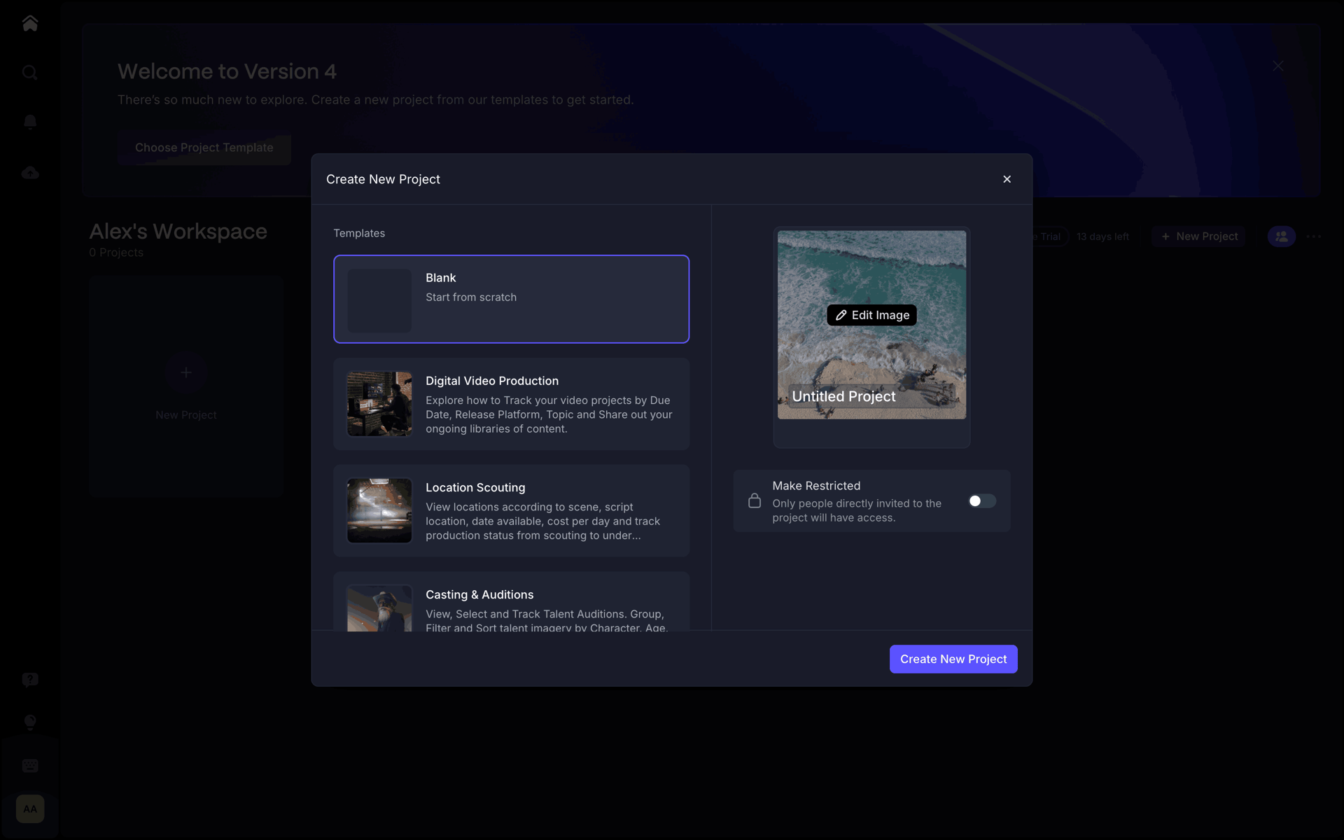 Frame.io Web UI screenshot 19