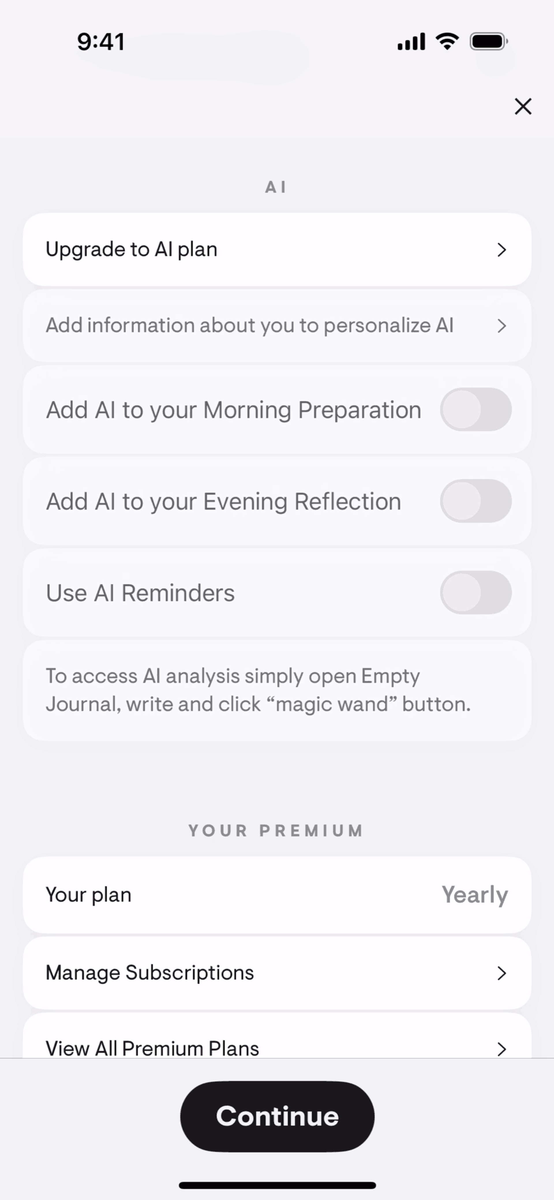 stoic. iOS UI screenshot 23