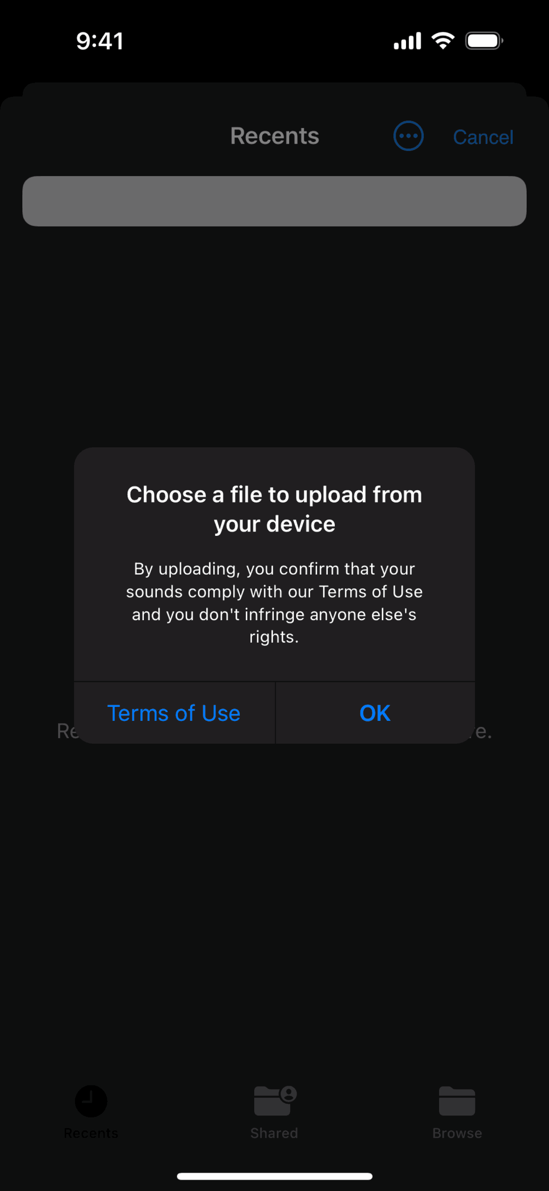 SoundCloud iOS UI screenshot 9