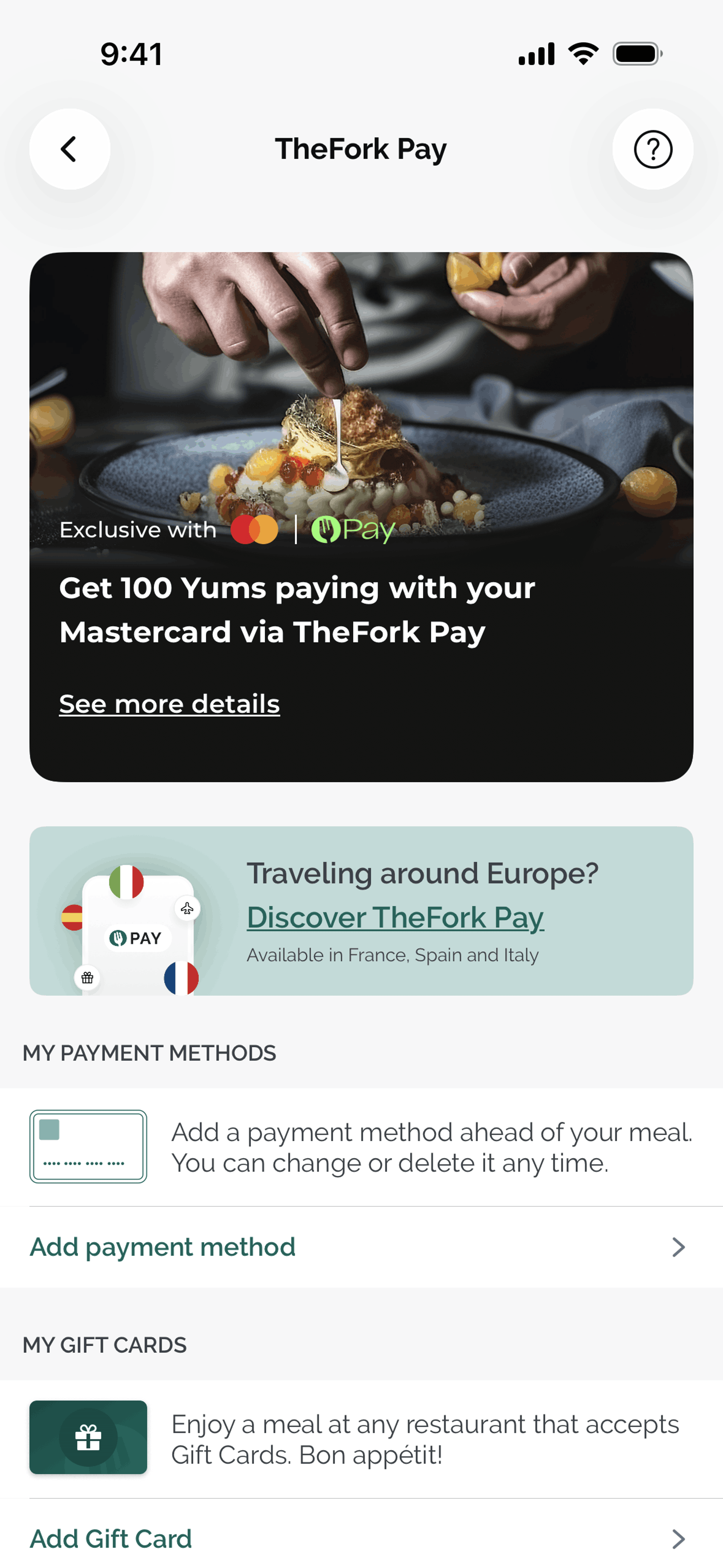 TheFork iOS UI screenshot 17