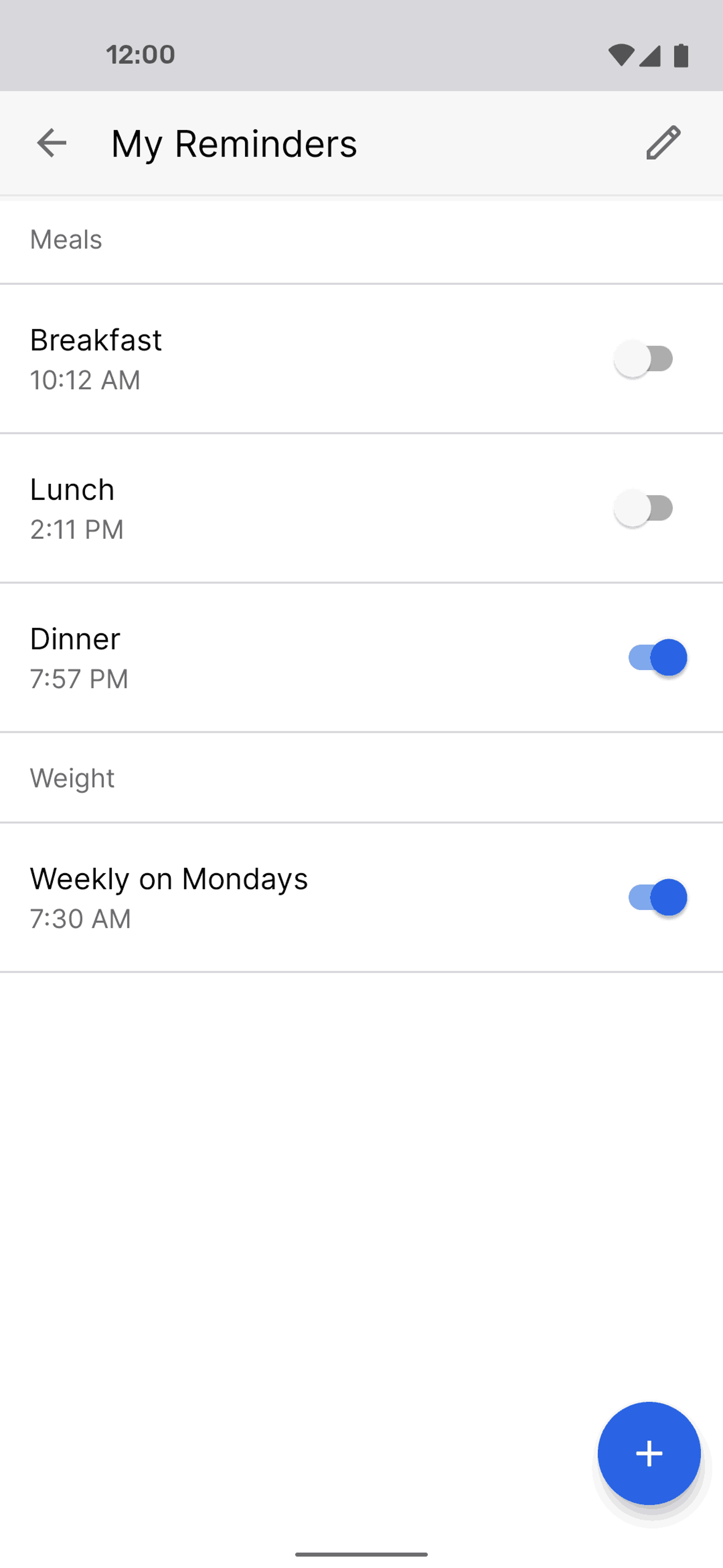 MyFitnessPal Android UI screenshot 4