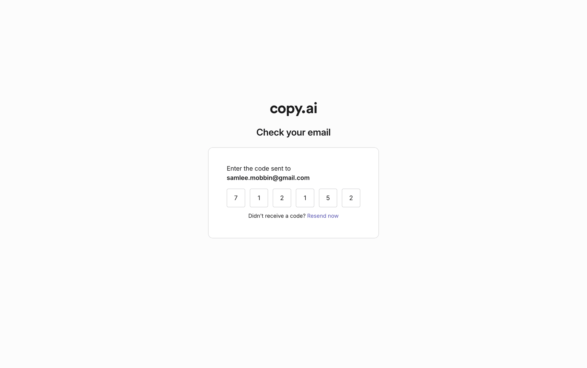 Copy.ai Web UI screenshot 8