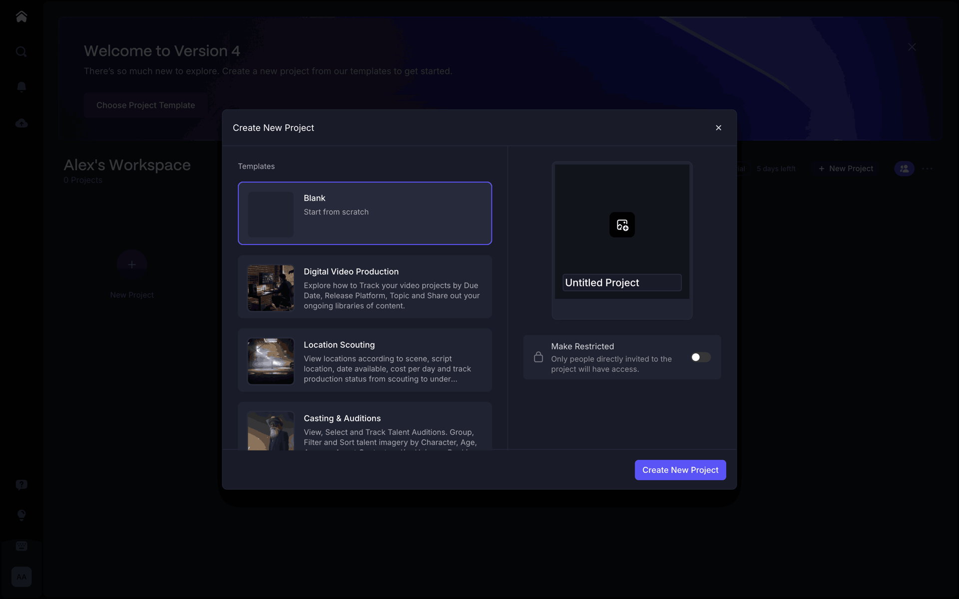 Frame.io Web UI screenshot 15