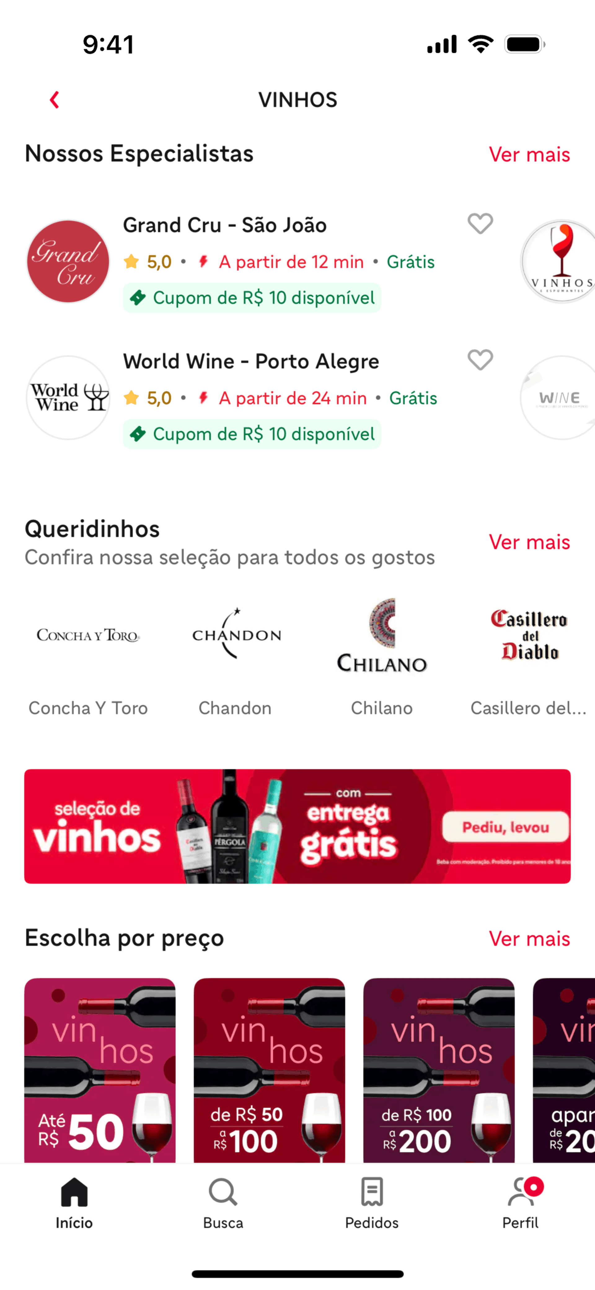 iFood iOS UI screenshot 22