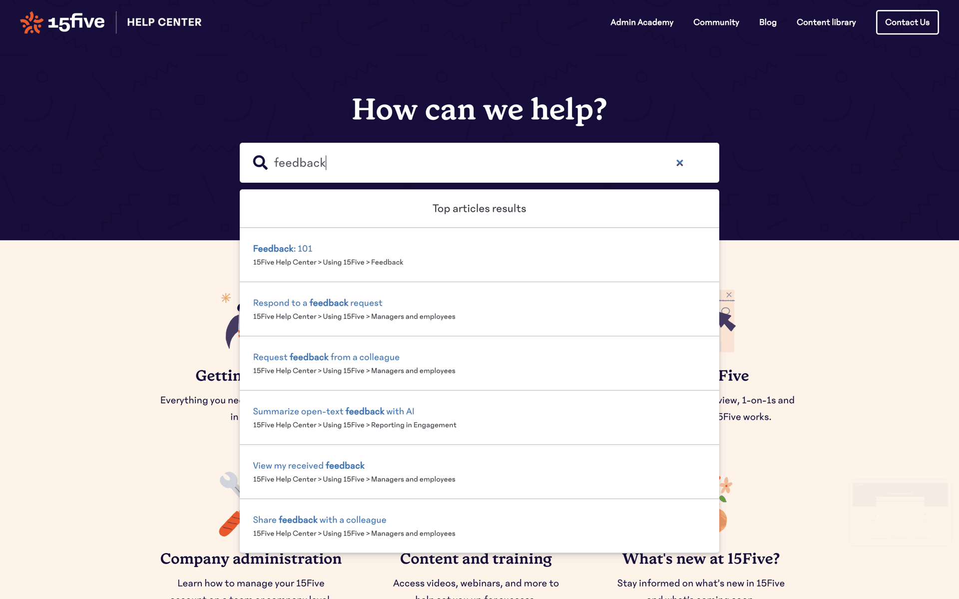 15Five Web UI screenshot 22