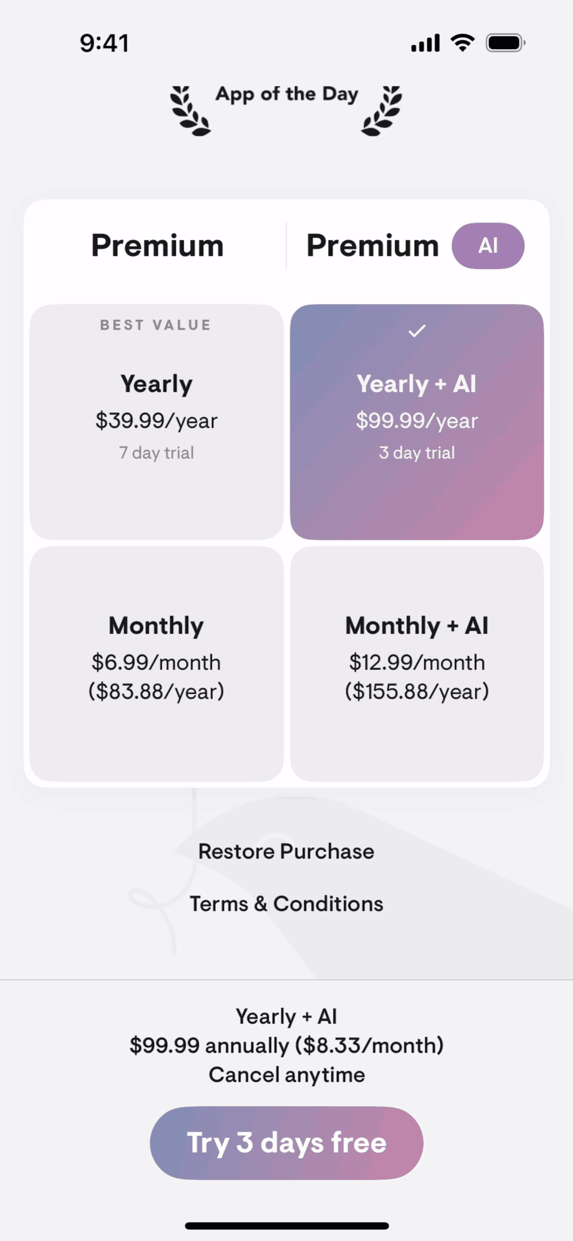 stoic. iOS UI screenshot 18