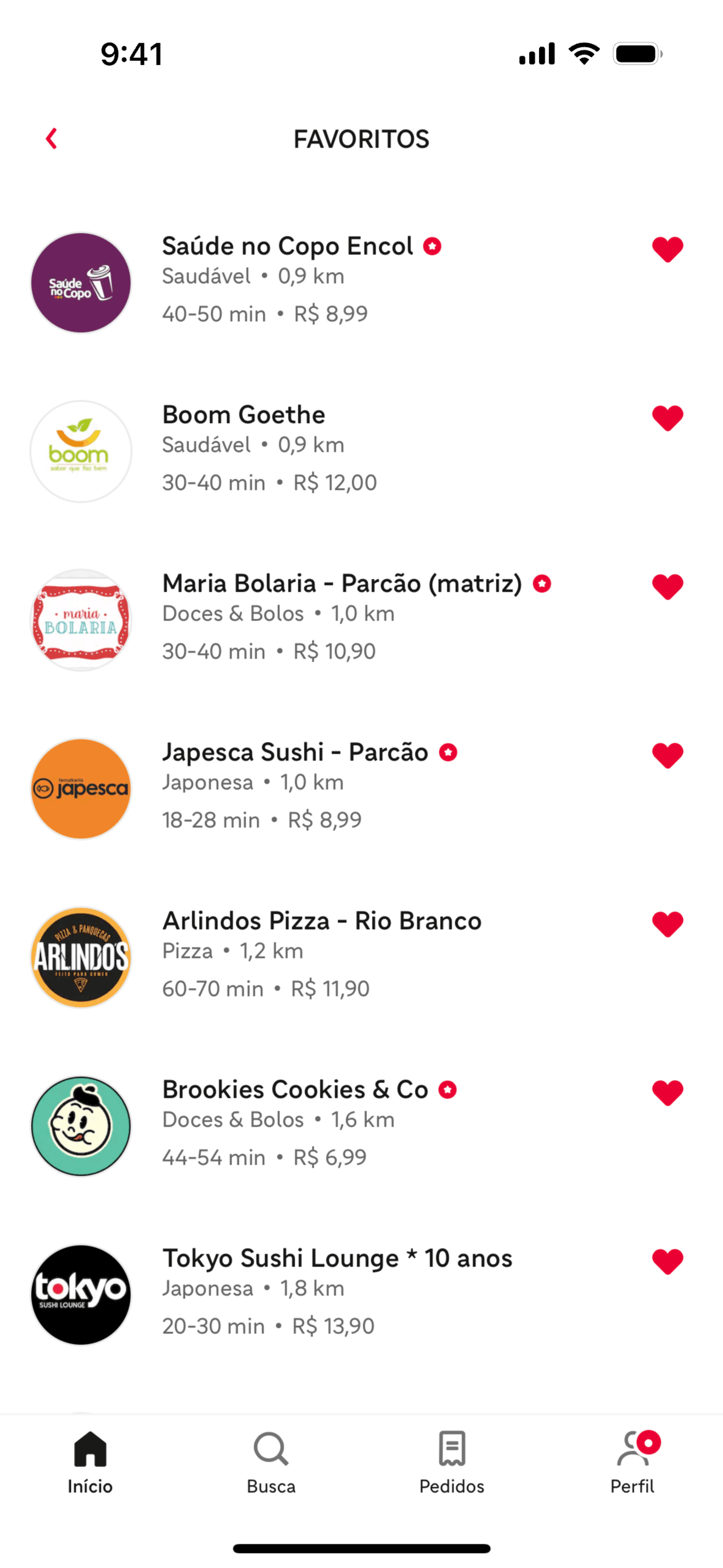 iFood iOS UI screenshot 24